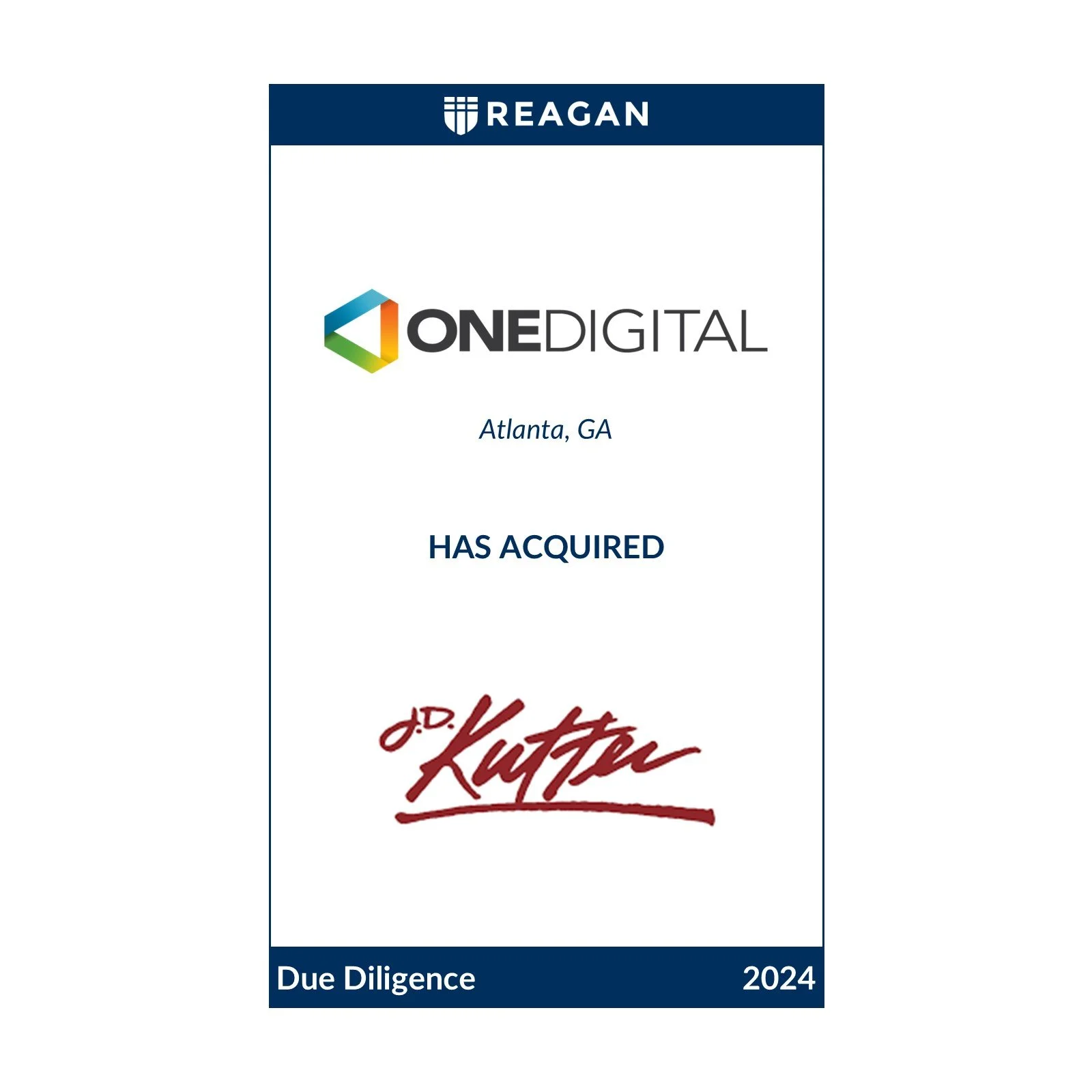 One Digital Has Acquired J.D. Kutter