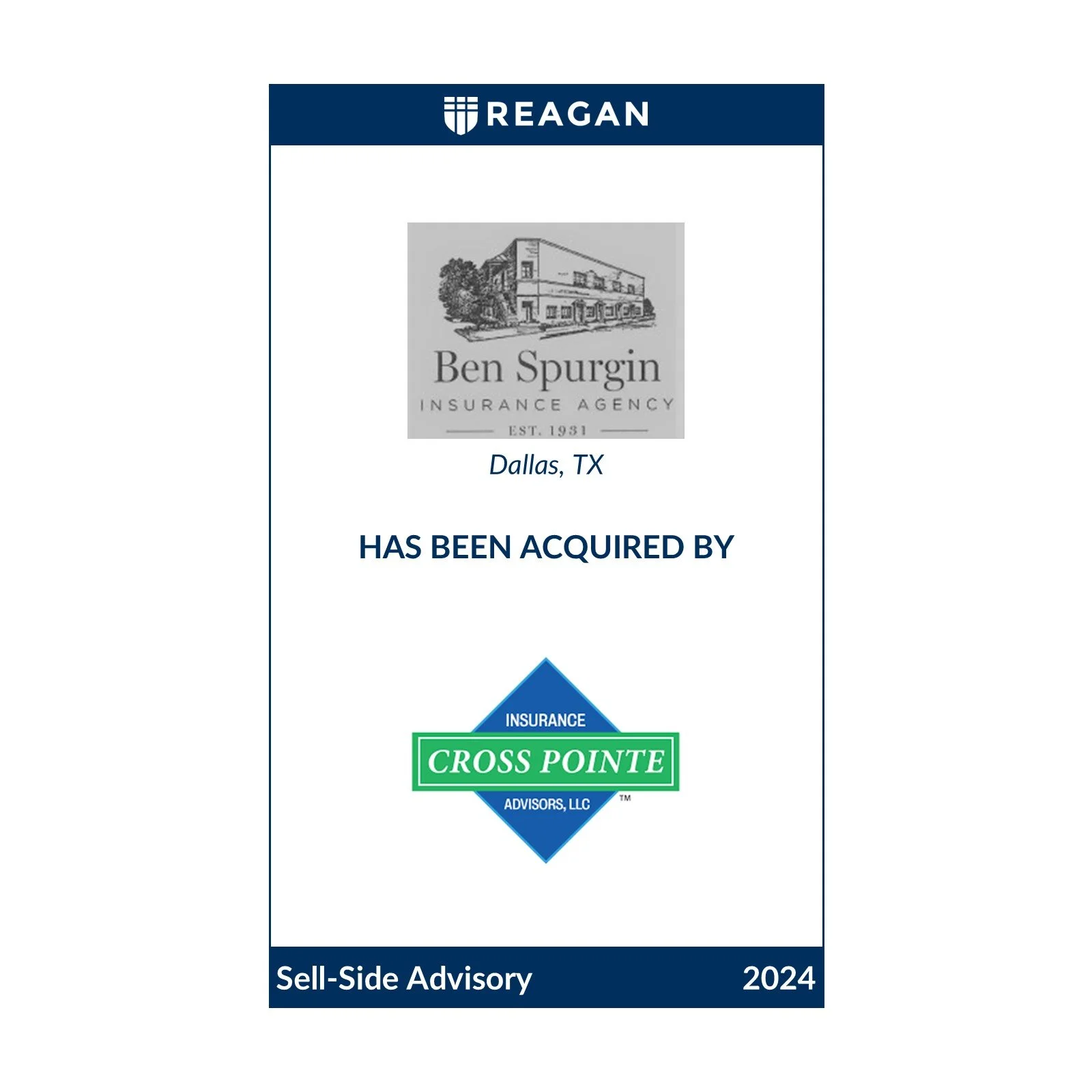 Ben Spurgin Insurance Agency Has Been Acquired by Cross Pointe Insurance Advisors