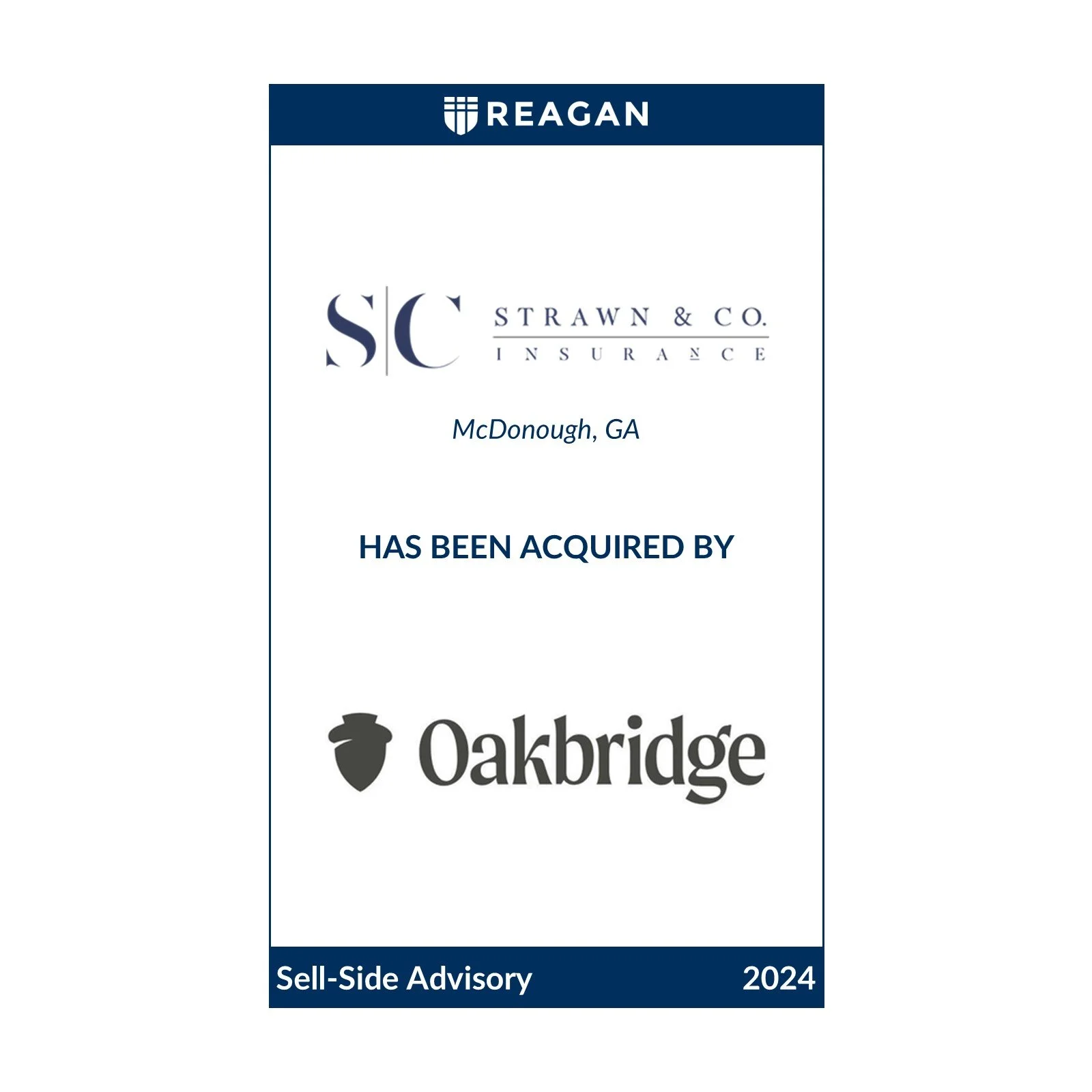 Strawn &amp; Co. Insurance Has Been Acquired by Oakbridge Insurance