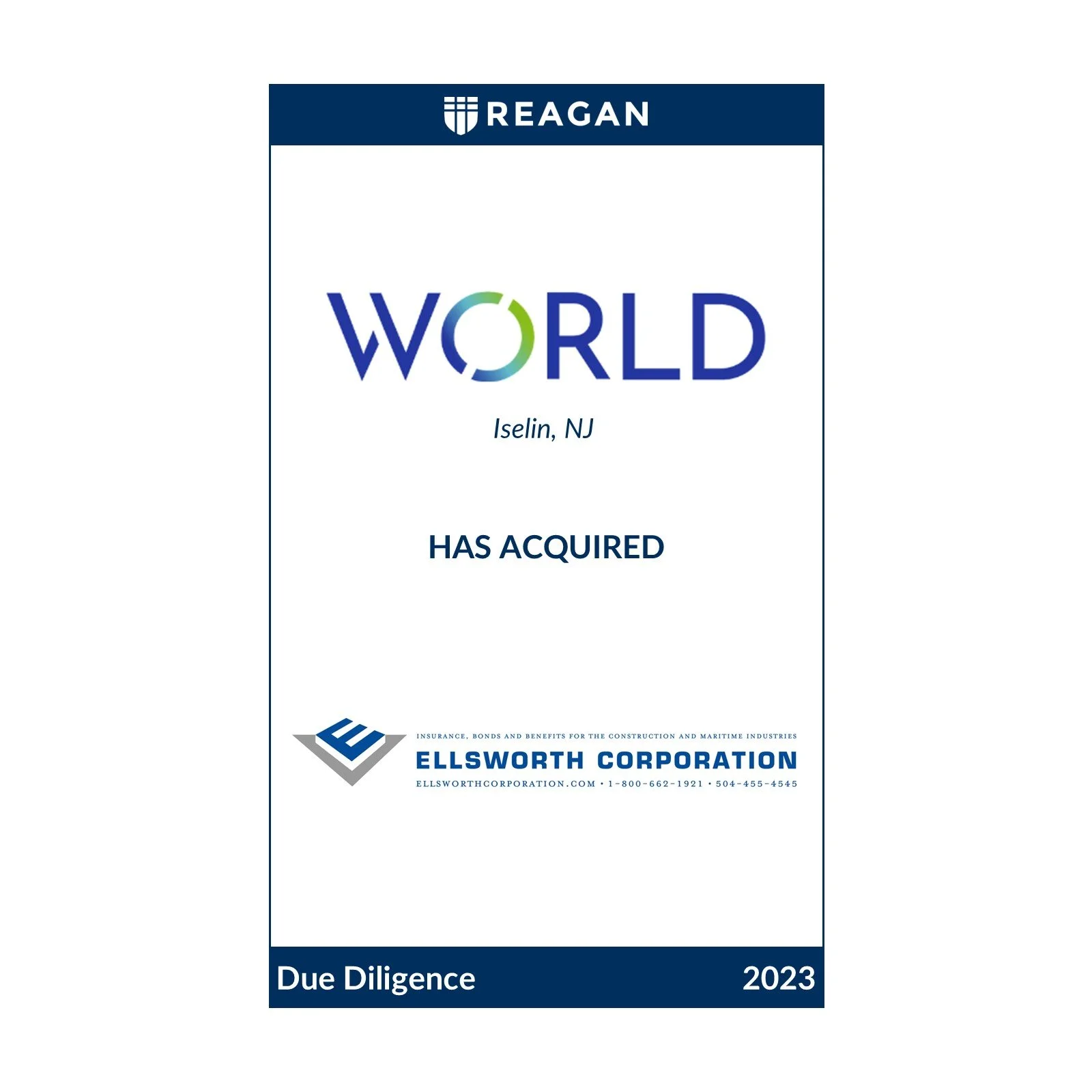 World Insurance Associates Has Acquired Ellsworth Corporation