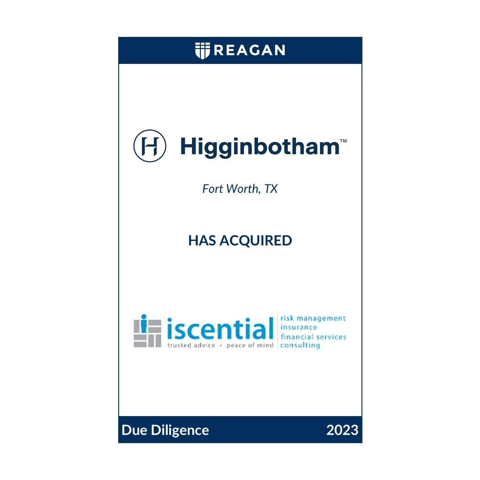 Higginbotham Has Acquired Iscential