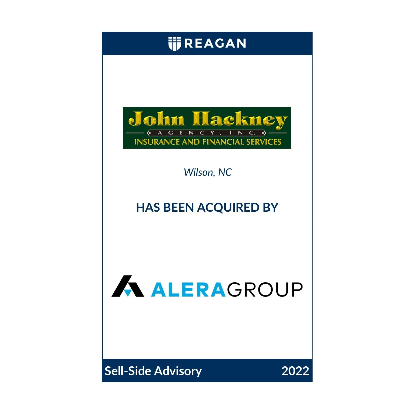 John Hackney Agency Has Been Acquired by Alera Group