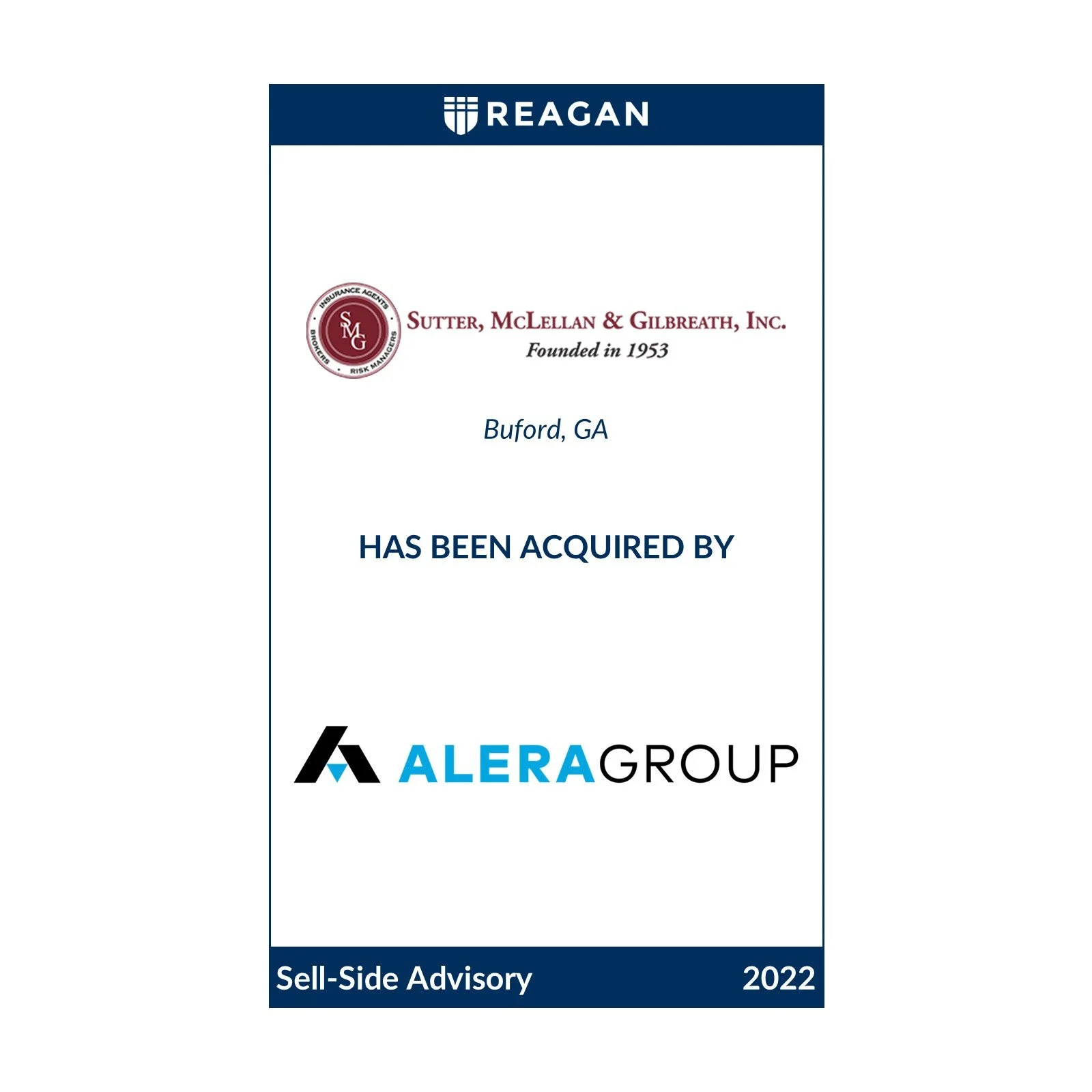 Sutter, McLellan &amp; Gilbreath Has Been Acquired by Alera Group