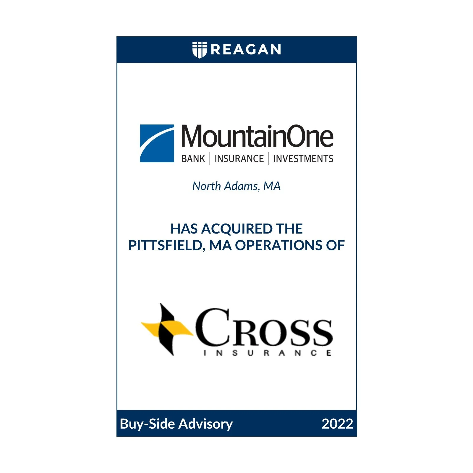 MountainOne Insurance Has Acquired the Pittsfield, MA Operations of Cross Insurance