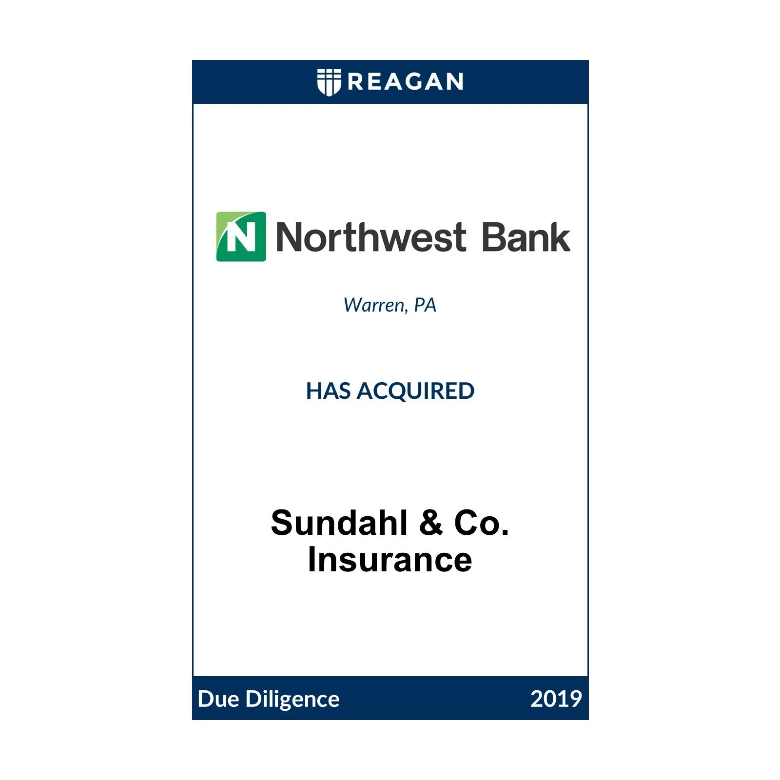 Northwest Bank Has Acquired Sundahl &amp; Co. Insurance