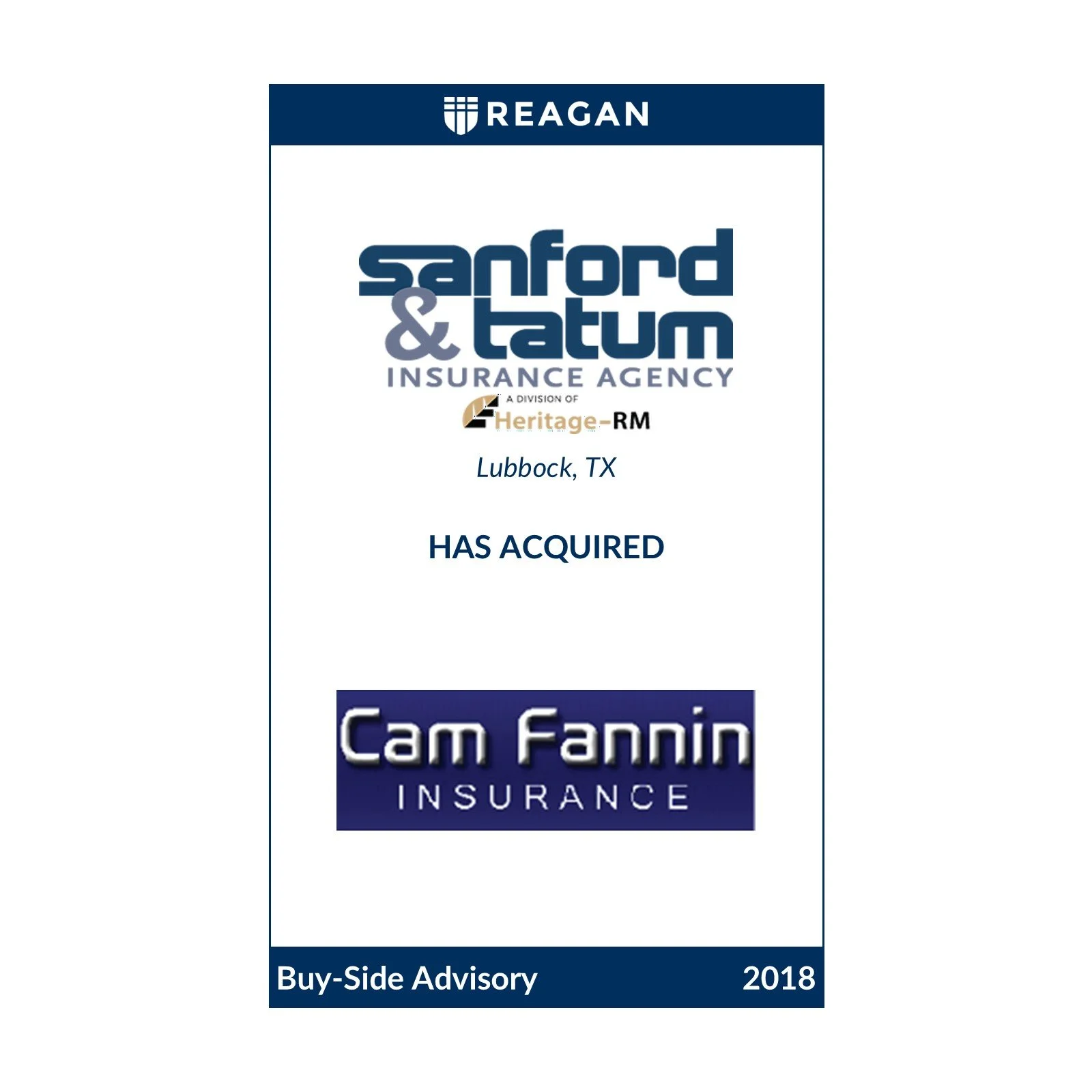 Sanford &amp; Tatum Insurance Agency Has Acquired Cam Fannin Insurance
