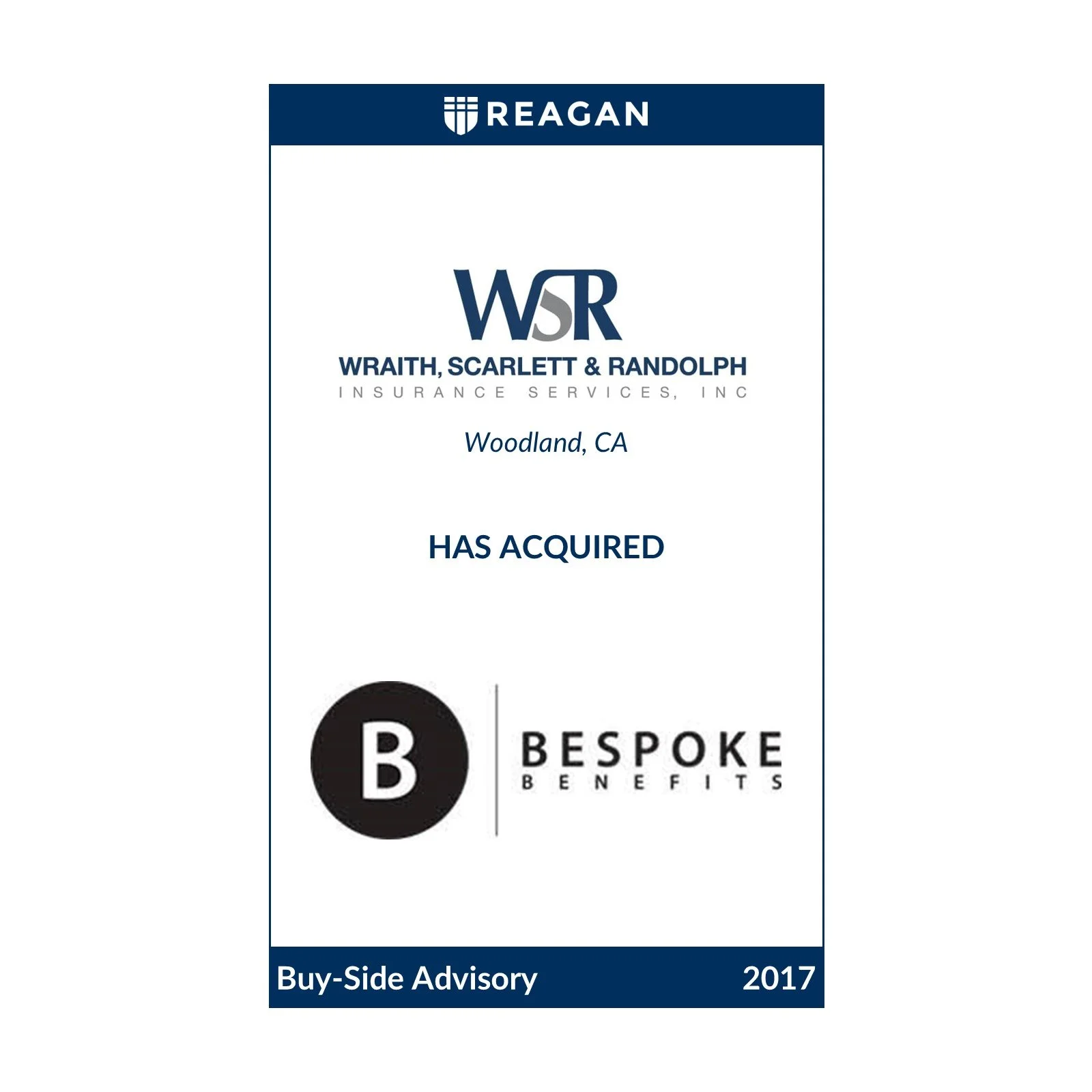 Wraith, Scarlett &amp; Randolph Insurance Has Acquired Bespoke Benefits