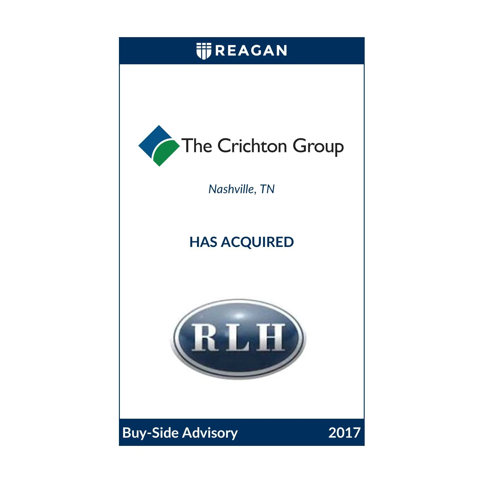 The Crichton Group Has Acquired RLH Agency