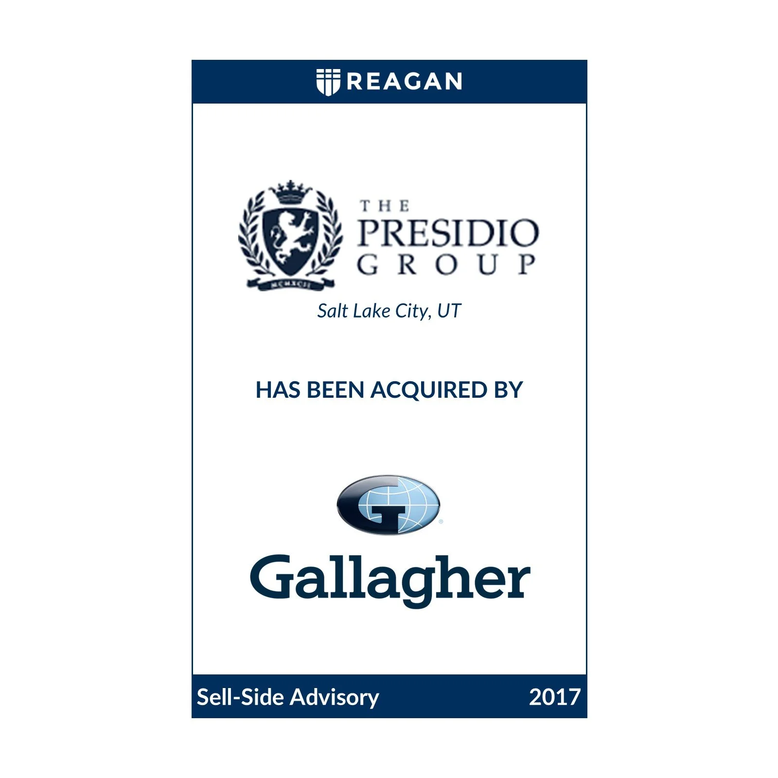 The Presidio Group Has Been Acquired by Arthur J. Gallagher &amp; Co.