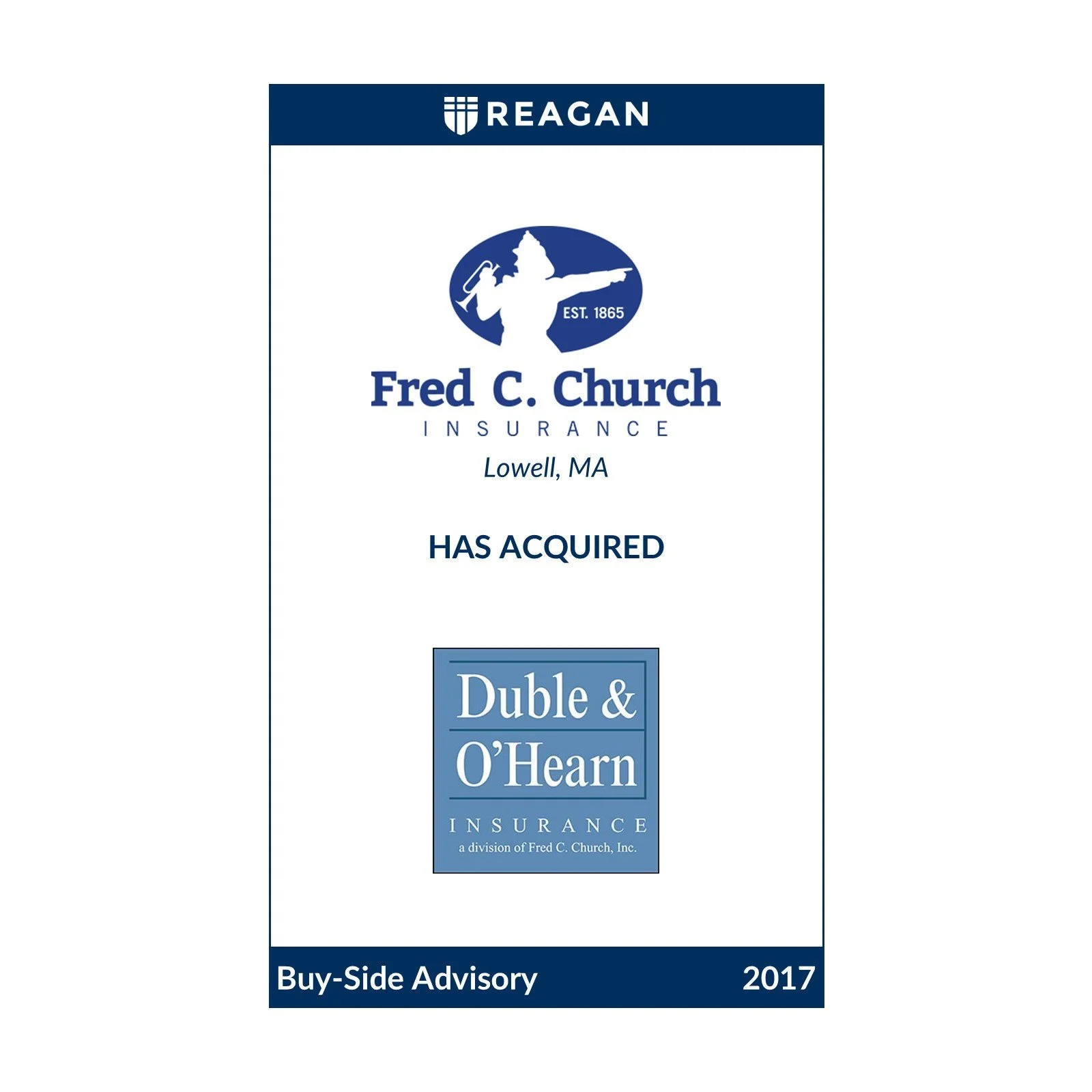 Fred C. Church Insurance Has Acquired Duble &amp; O’Hearn Insurance