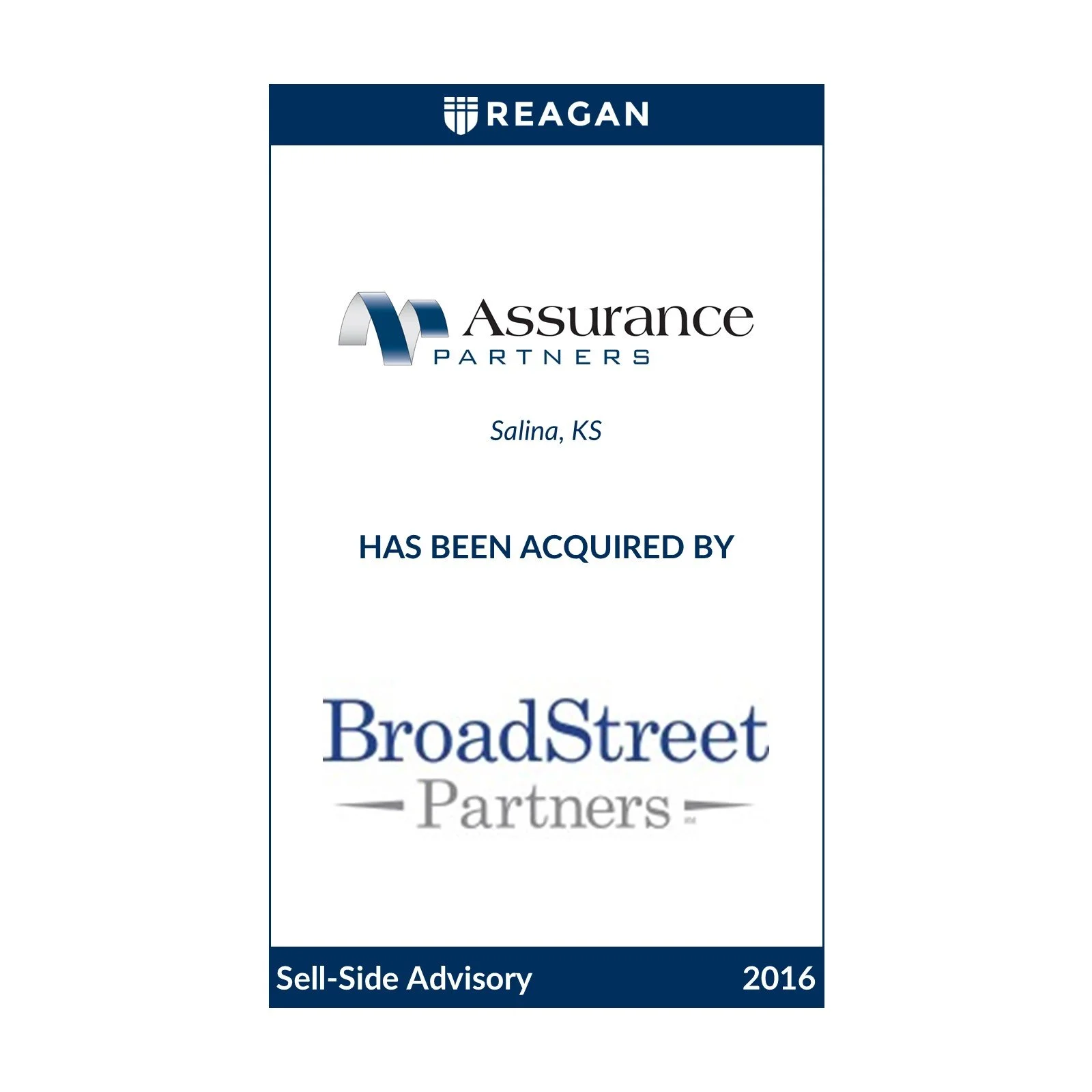 Assurance Partners Has Been Acquired by Broadstreet Partners
