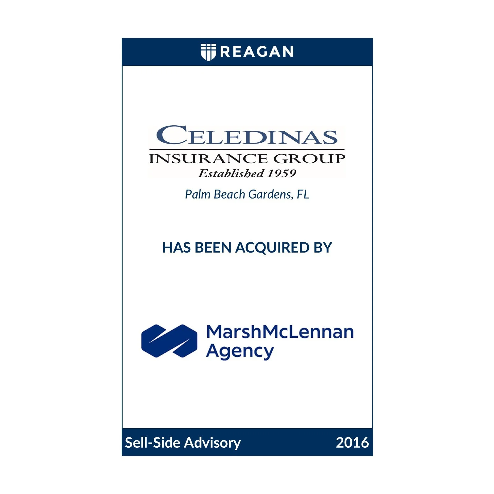 Celedinas Insurance Group Has Been Acquired by Marsh McLennan Agency