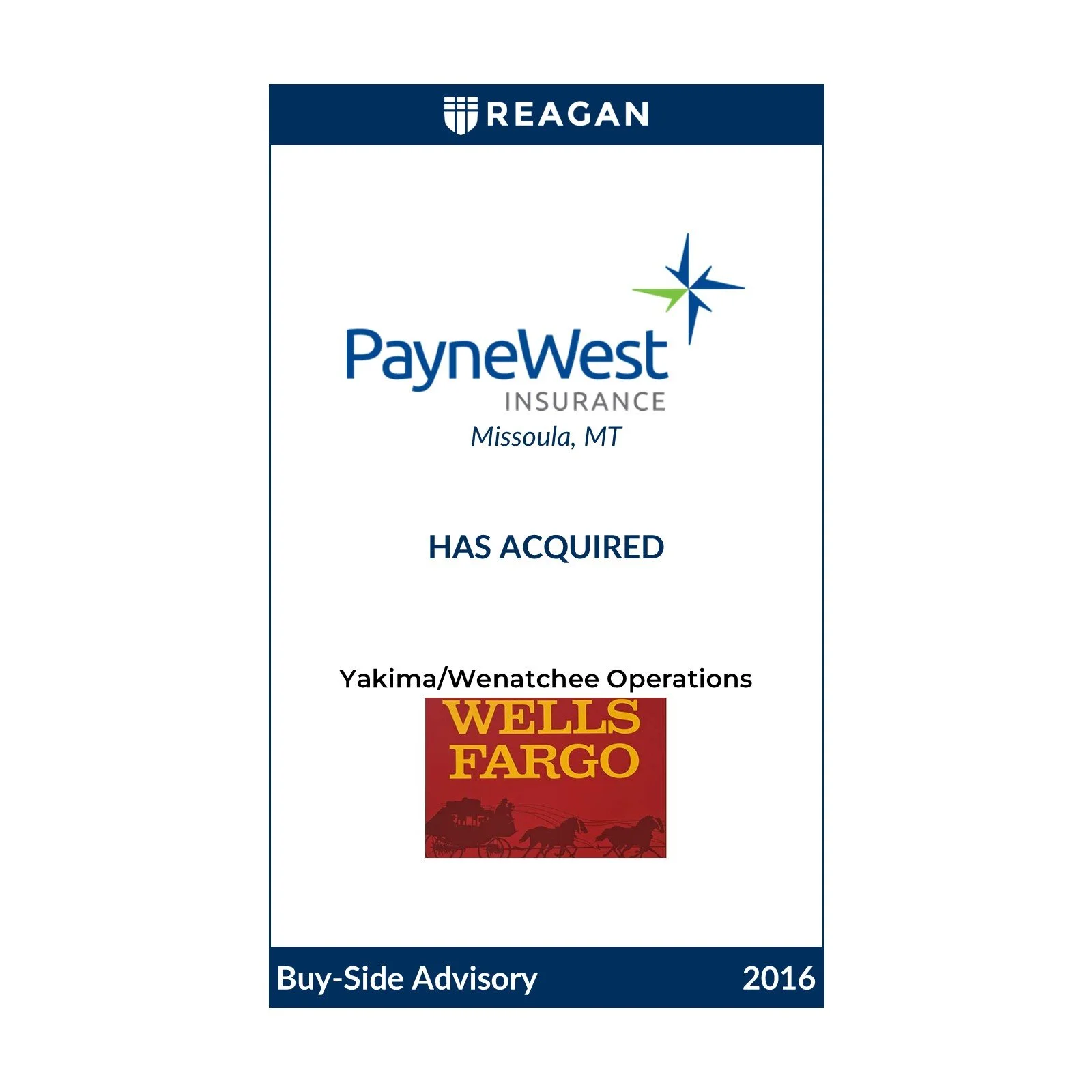 PayneWest Insurance Has Acquired the Yakima/Wenatchee Operations of Wells Fargo