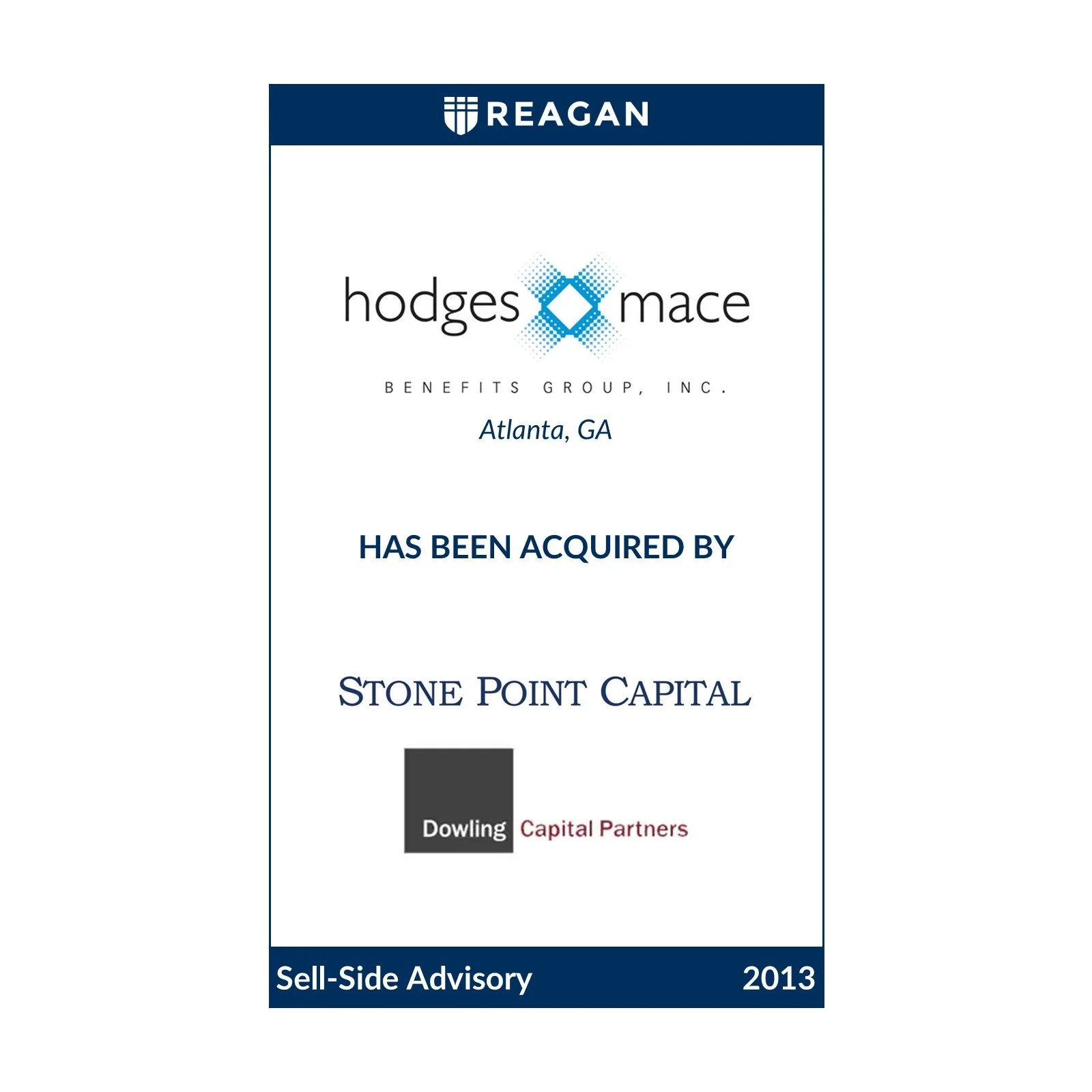 Hodges-Mace Benefits Group Has Been Acquired by Stone Point Capital and Dowling Capital Partners