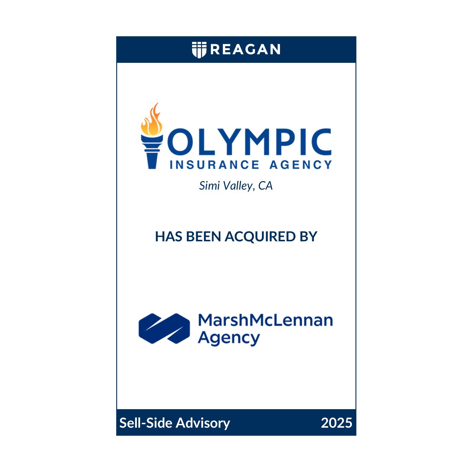 Olympic Insurance Agency Has Been Acquired by Marsh McLennan Agency