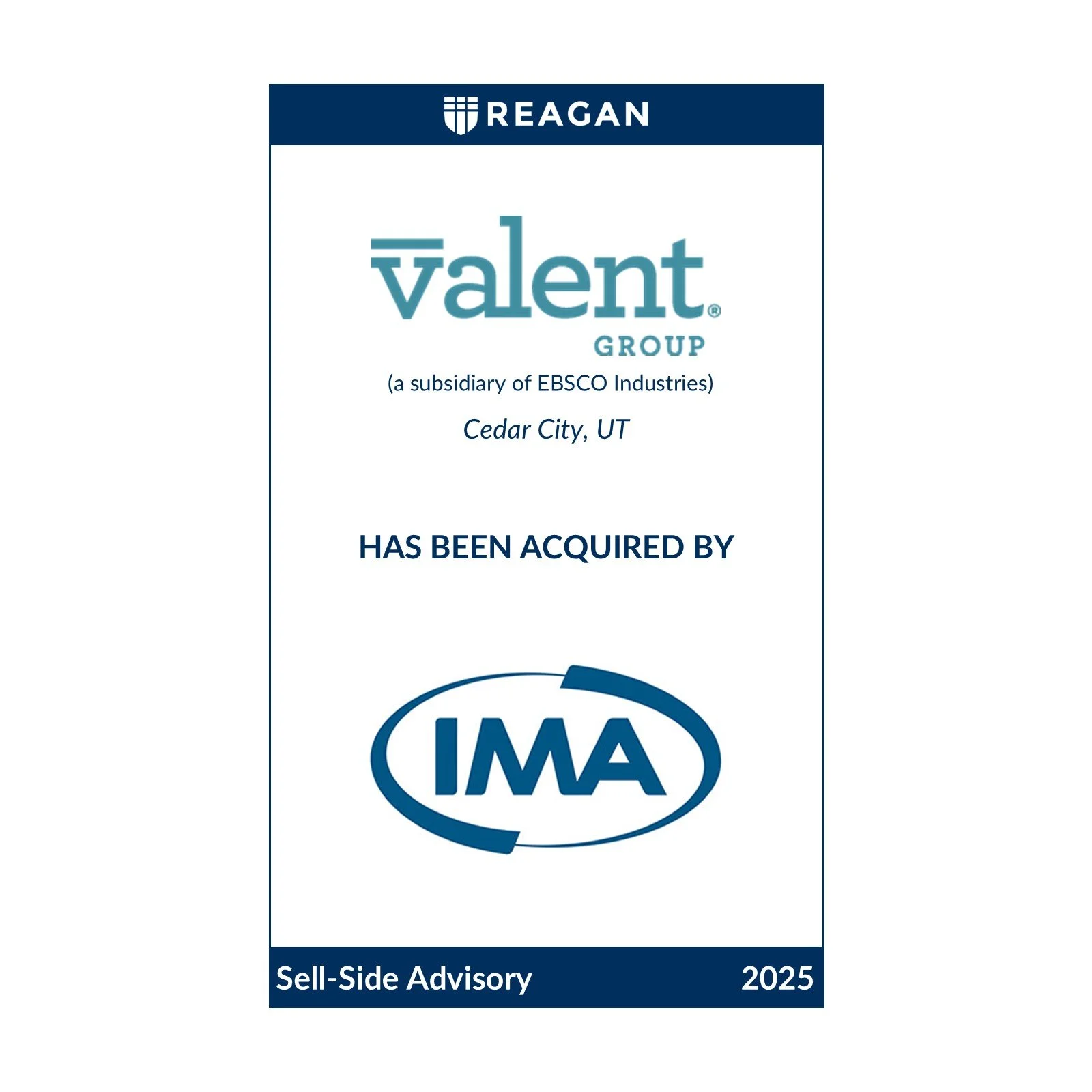 Valent Group Has Been Acquired by IMA Financial Group