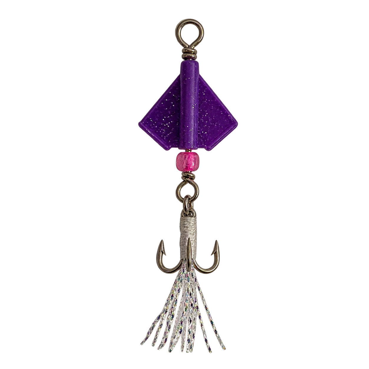 Purple Glitter Wing Fishing Lure.png