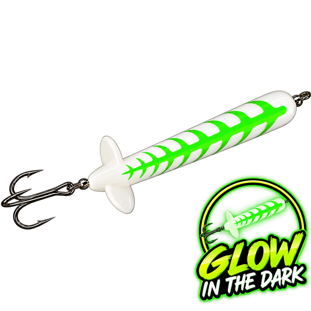 Glow-in-the-Dark Green Fishbone Lure.png