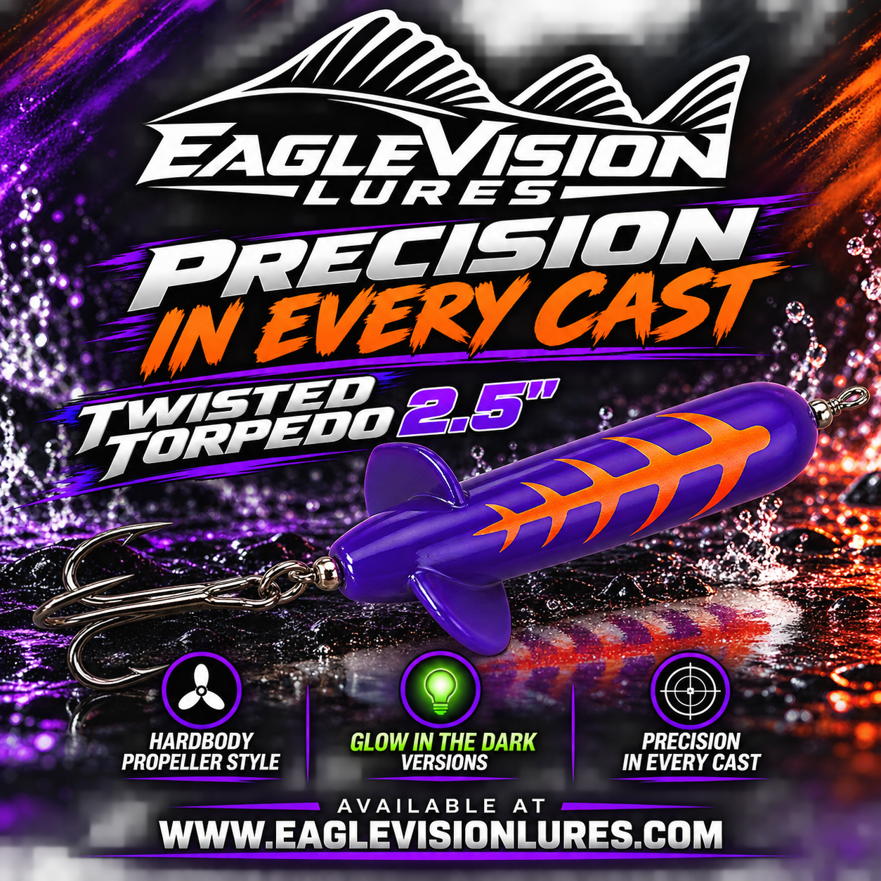 EaglevVision Twisted Torpedo Lure Ad.png