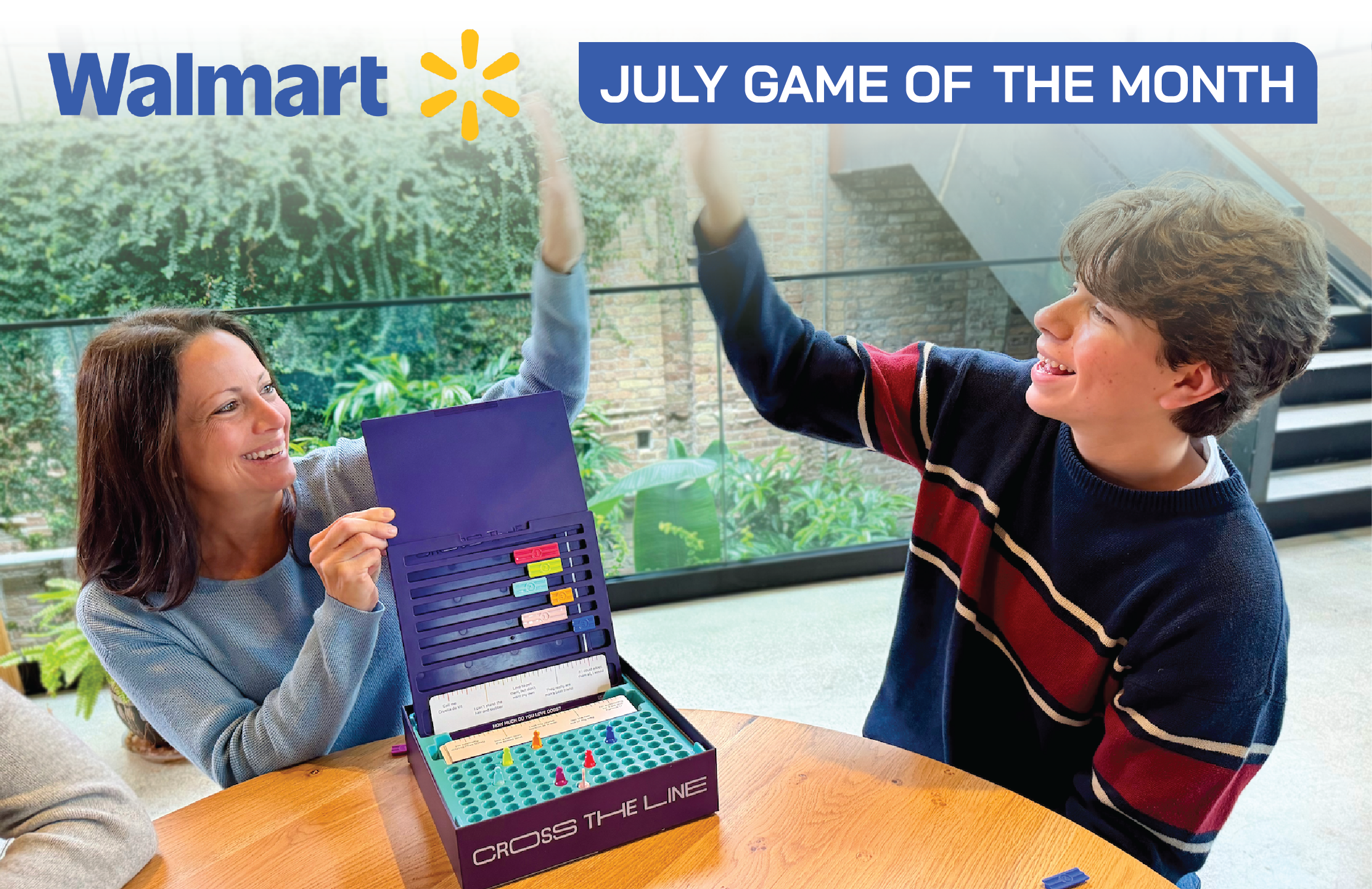 Gray Matters Games’ Cross the Line Named Walmart’s July Game of the Month!