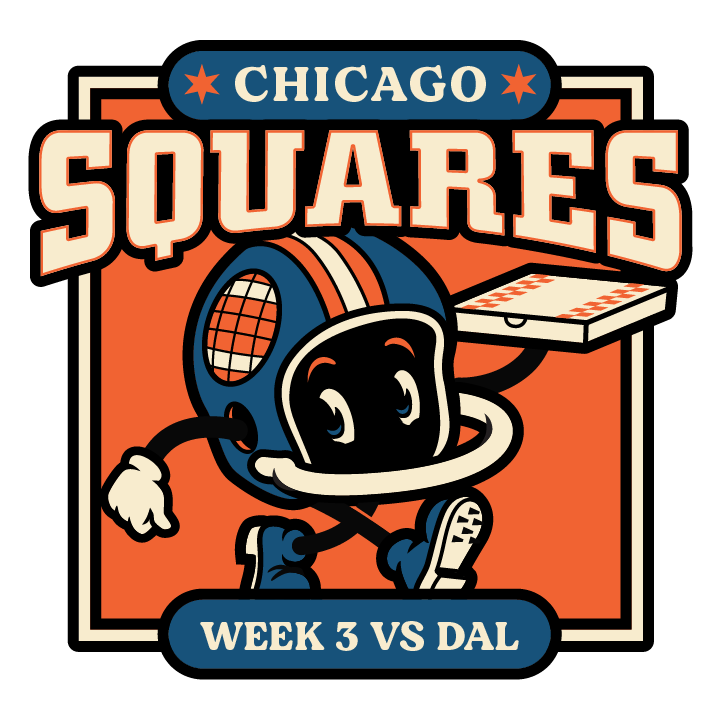 Chicago Squares Week 3: @chicagobears 🐻 vs @dallascowboys 🇨🇱🤠

Powered by @agoramarketchicago 💪

The Bears host the Cowboys this afternoon at Soldier Field and this week's pizza is inspired by the cream cheese and smoked brisket stuffed bacon wr