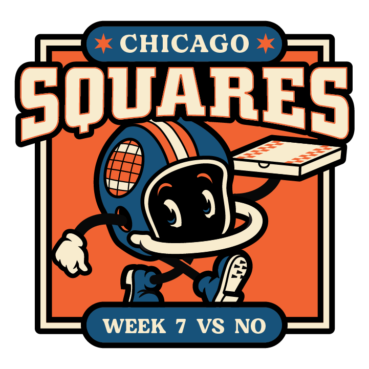 Chicago Squares Week 7: @chicagobears 🐻 vs @saints ⚜️

Powered by @agoramarketchicago 🛒💪

The Bears host the Saints today at Solider Field and this week's pizza is inspired by the iconic New Orleans classic muffaletta made famous by places like @c