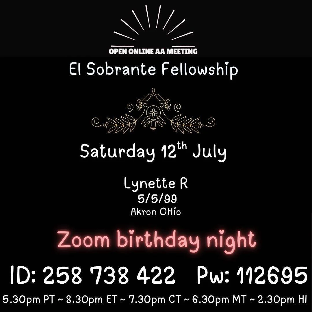 Zoom Birthday Night