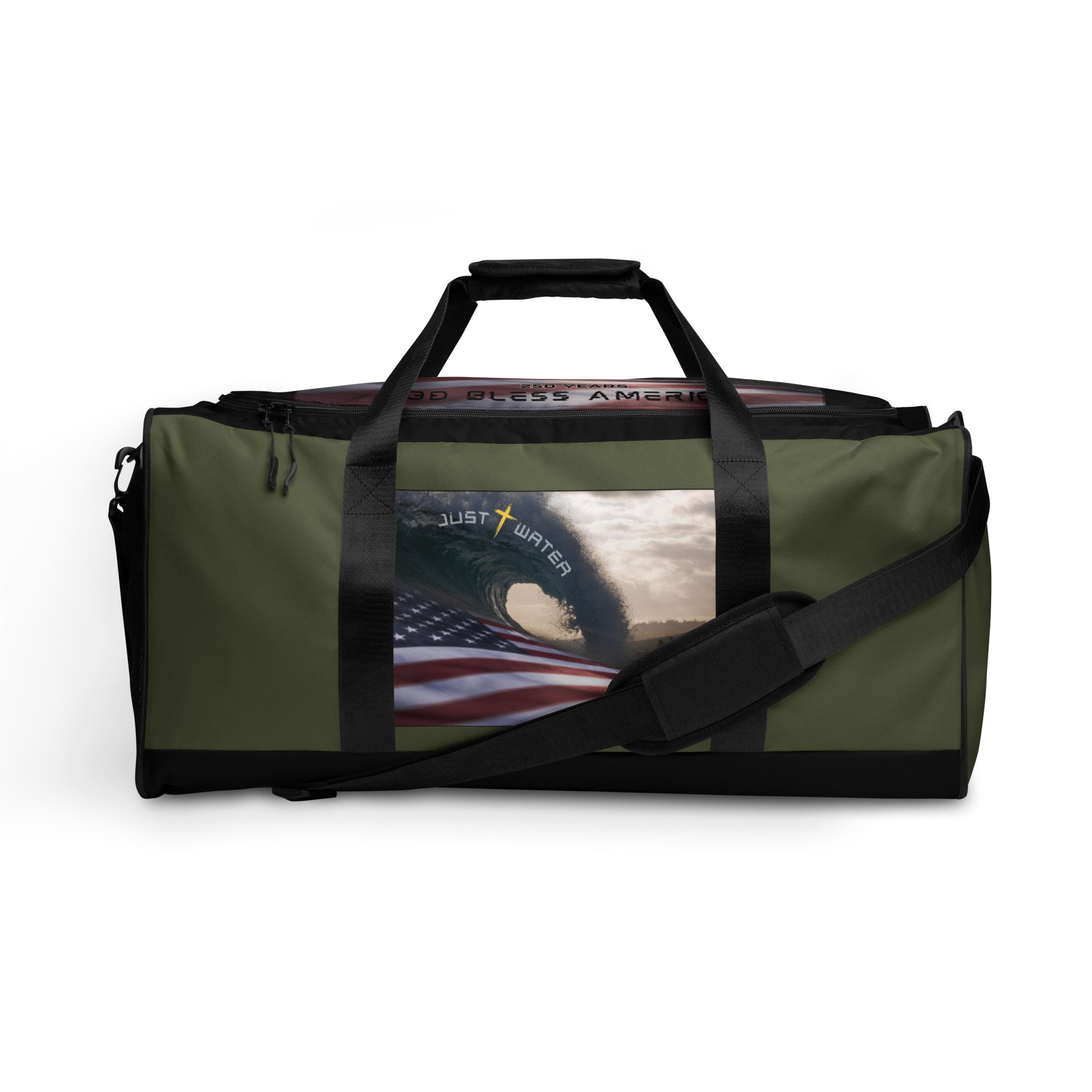JUST + WATER 250th Anniversary Duffle bag