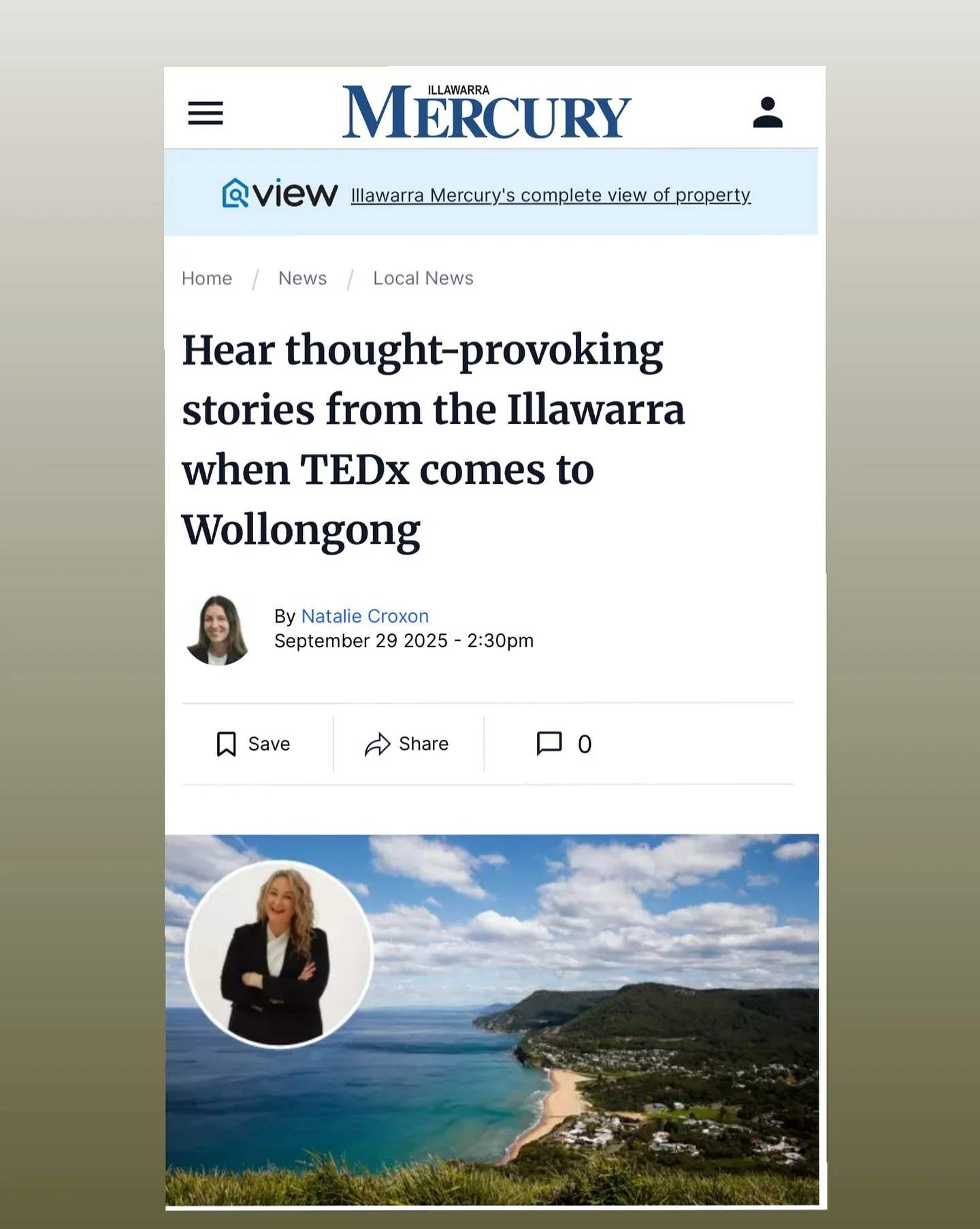 We are off and away! TEDx is coming to Wollongong - @tedxwollongong has all the details including link in bio to apply to speak. Applications open now!