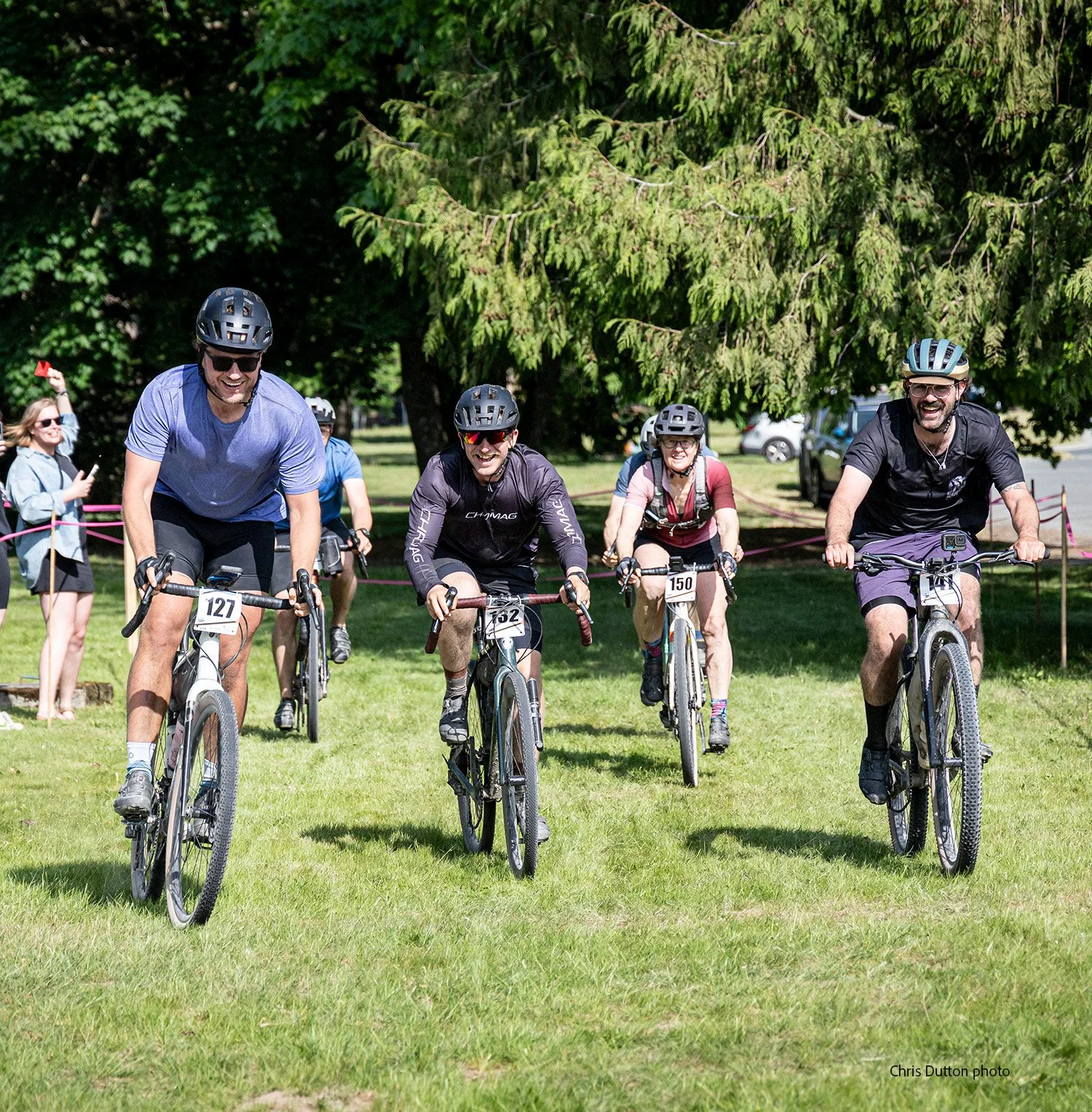 Sunny group ride in Chilliwack, BC