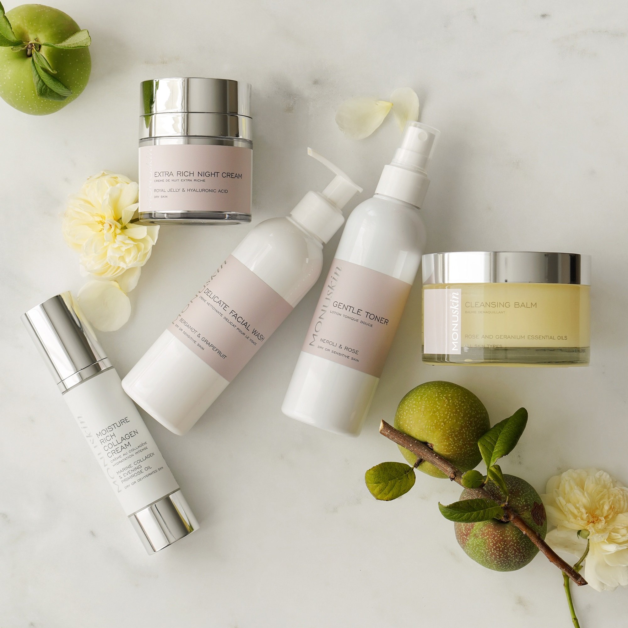 Skincare to soothe and care for dry, sensitive skin. Actives that have a visible effect on your skin - whilst being super gentle....

 #dryskincare #gentleskincare #gentleskincareroutine #monuskin #monuskincare #monuskincareuk
