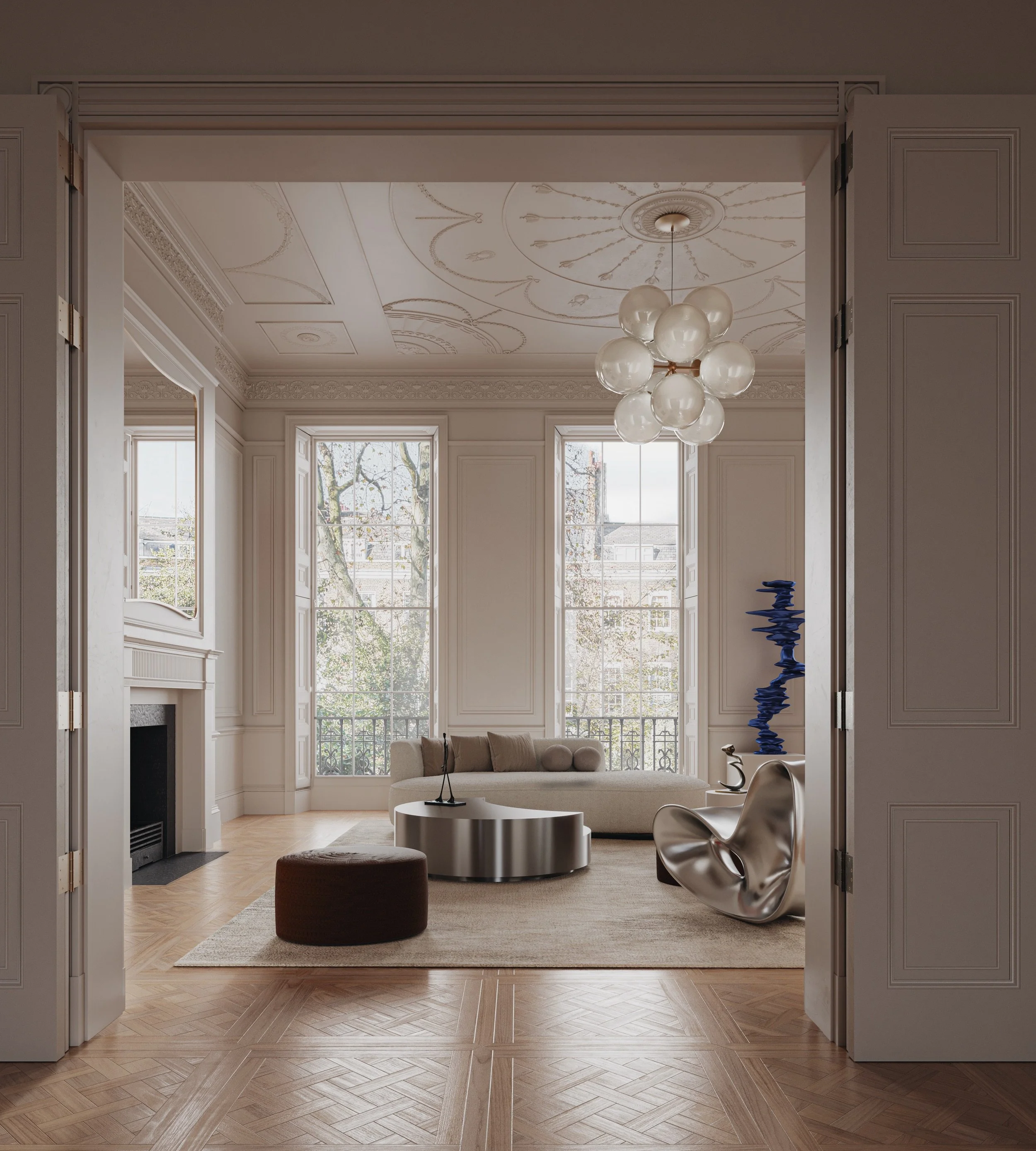Tiam Architects LLP — Residential architect London, Bedford square, grade 2 listed, Georgian, Interior design, Bloomsbury, refurbishment, Camden architect, The Bedford Esta