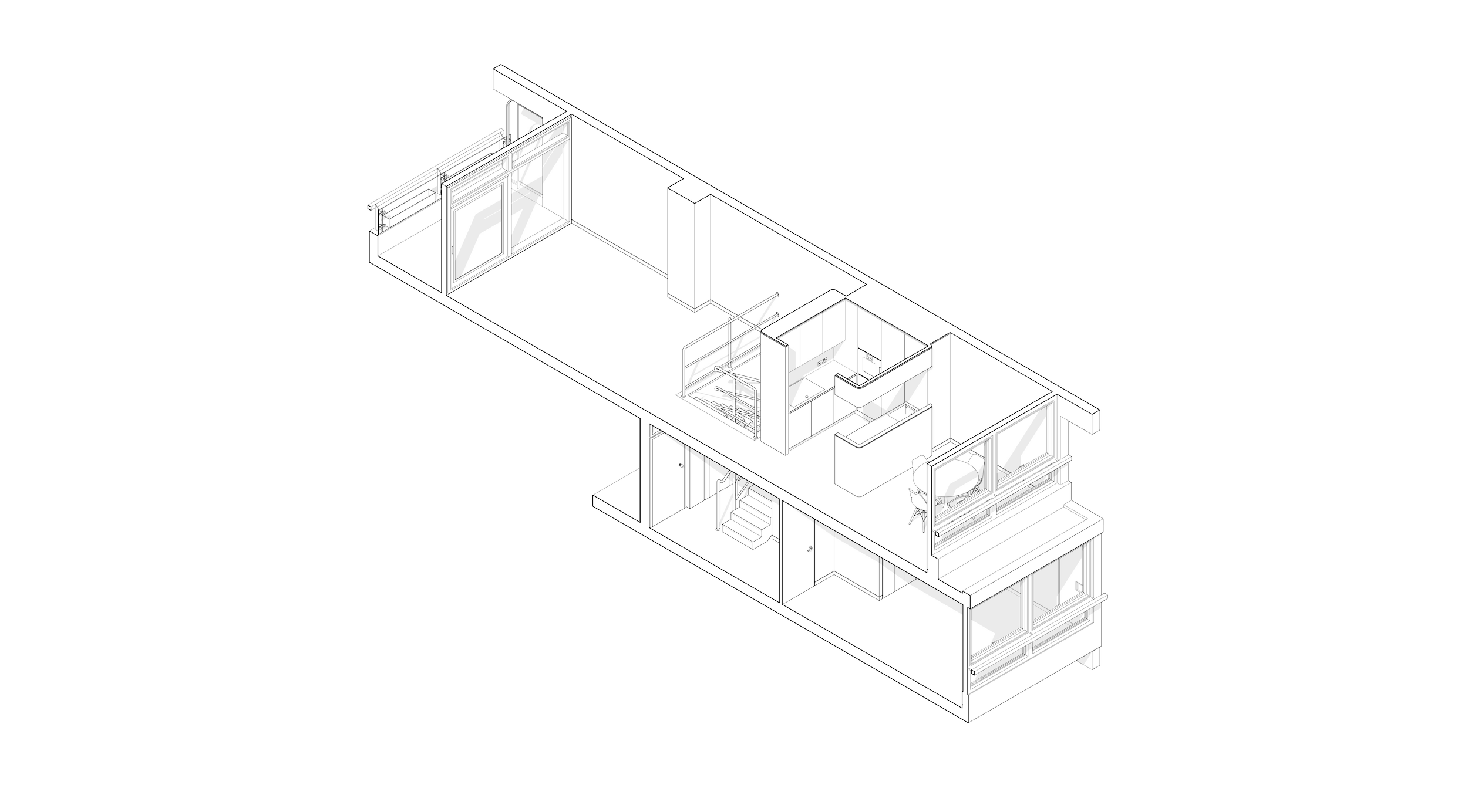 BARBICAN AXO LINE DRAWING