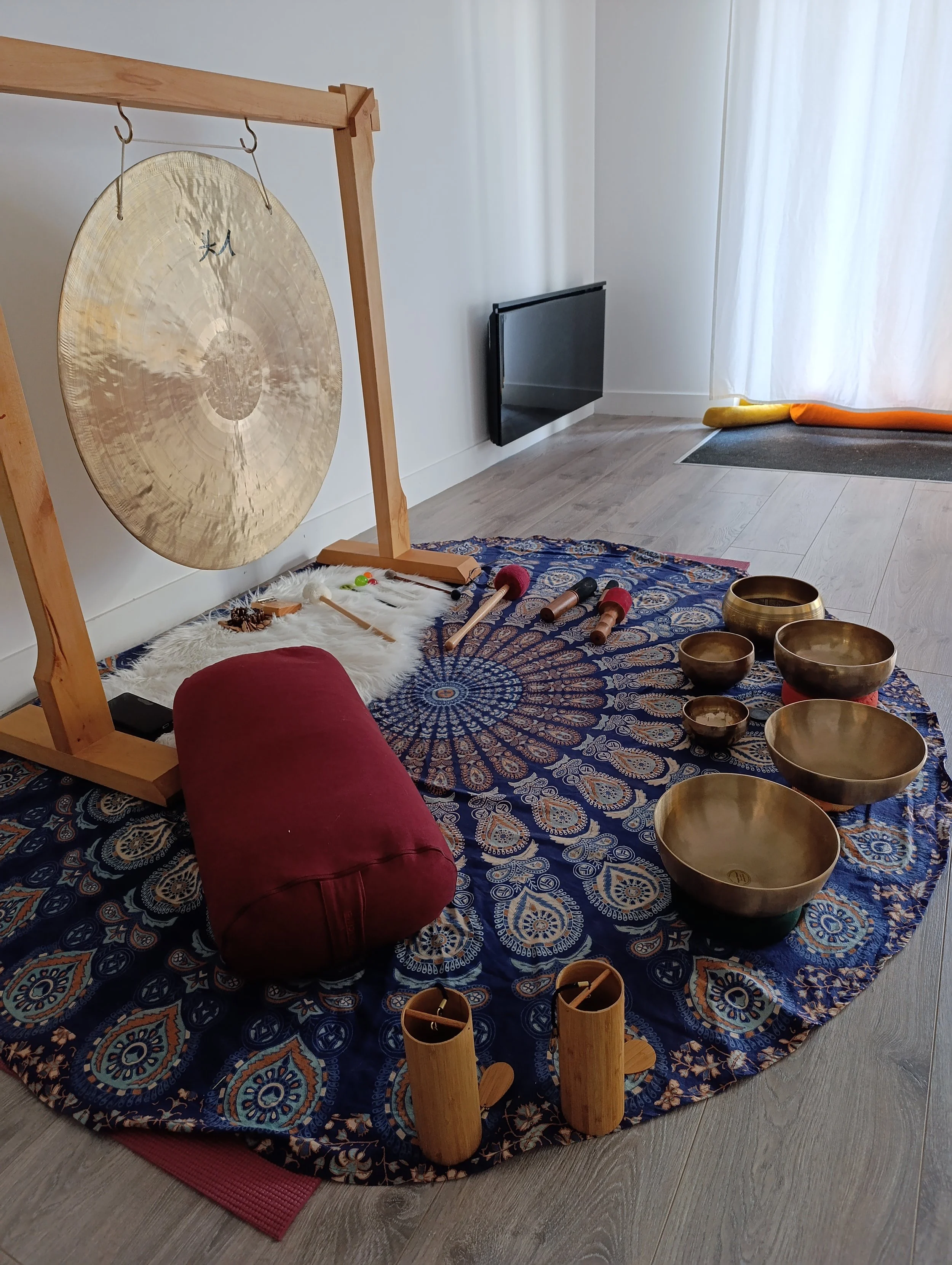 location salle yoga, sonothérapie, médecine douce