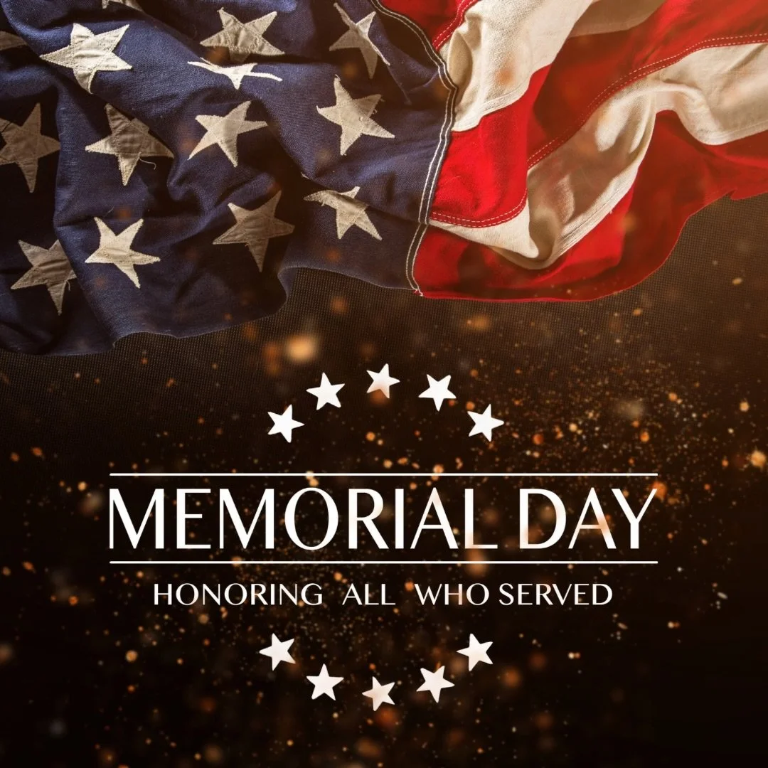 This Memorial Day, we pause to honor and remember the brave men and women who made the ultimate sacrifice for our freedom.

As a proud military family, this day holds deep meaning for us. A reminder of the service, sacrifice, and resilience that shap