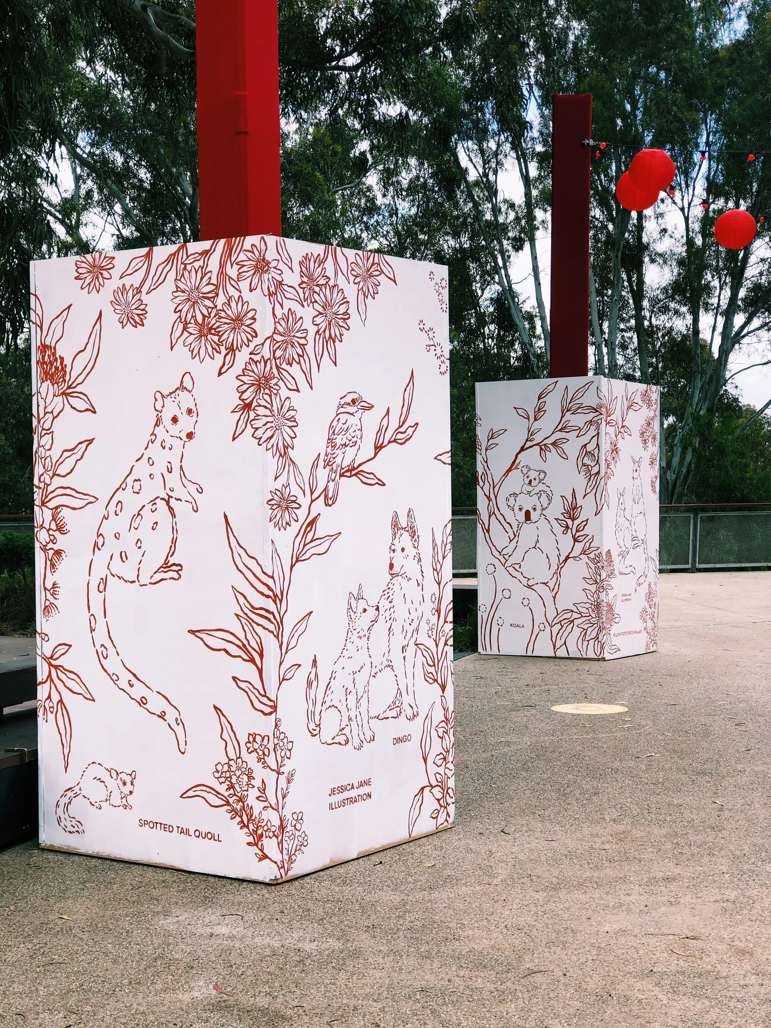 Red Centre Outdoor Exhibition