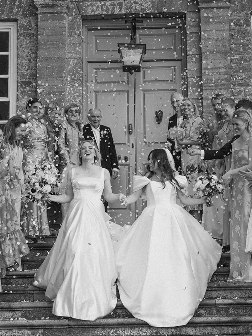 Just Beth, Kirsten, and 150 of the best people at a private estate in Totnes for a great big celebration.

B&amp;K considered every detail of their weekend, which became clear when I put a picture of a plate on a mood board which then ended up shapin