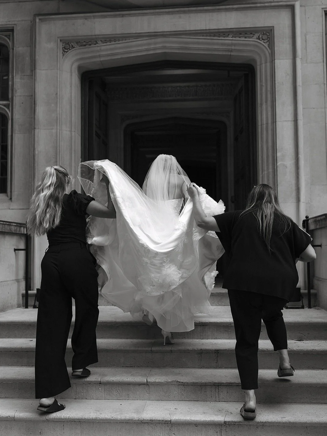 Being a wedding planner means doing whatever needs doing.

Could be logistics and budgets, could be hauling a dress up the stairs. We&rsquo;re not precious about it - if it needs sorting, we&rsquo;ll sort it.

This is the reality of the job and hones