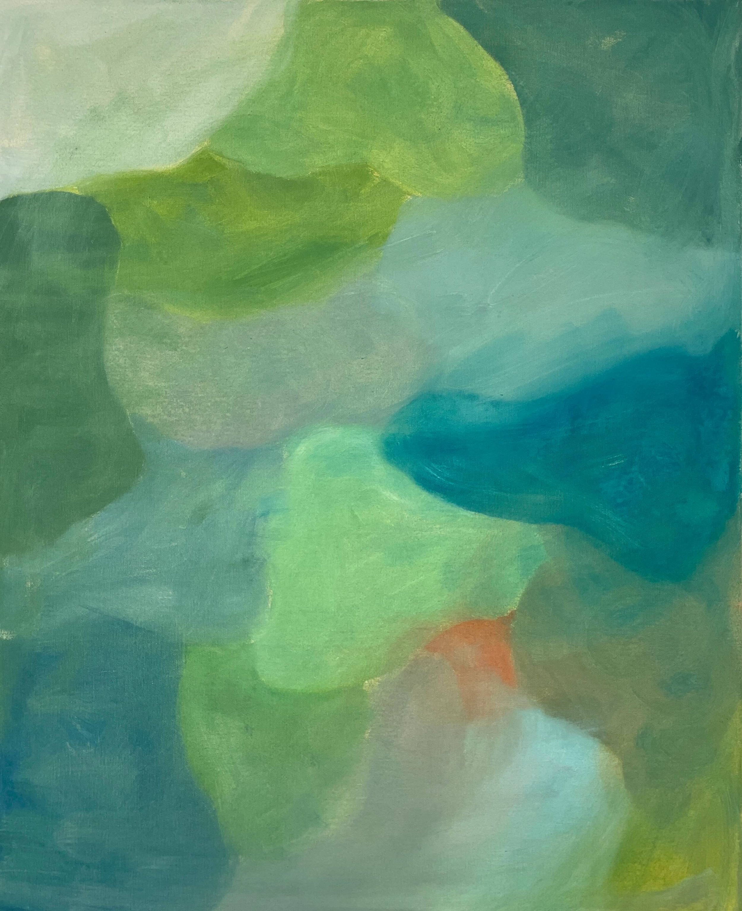 Untitled (Green), oil on canvas, 82x66cm (SOLD)