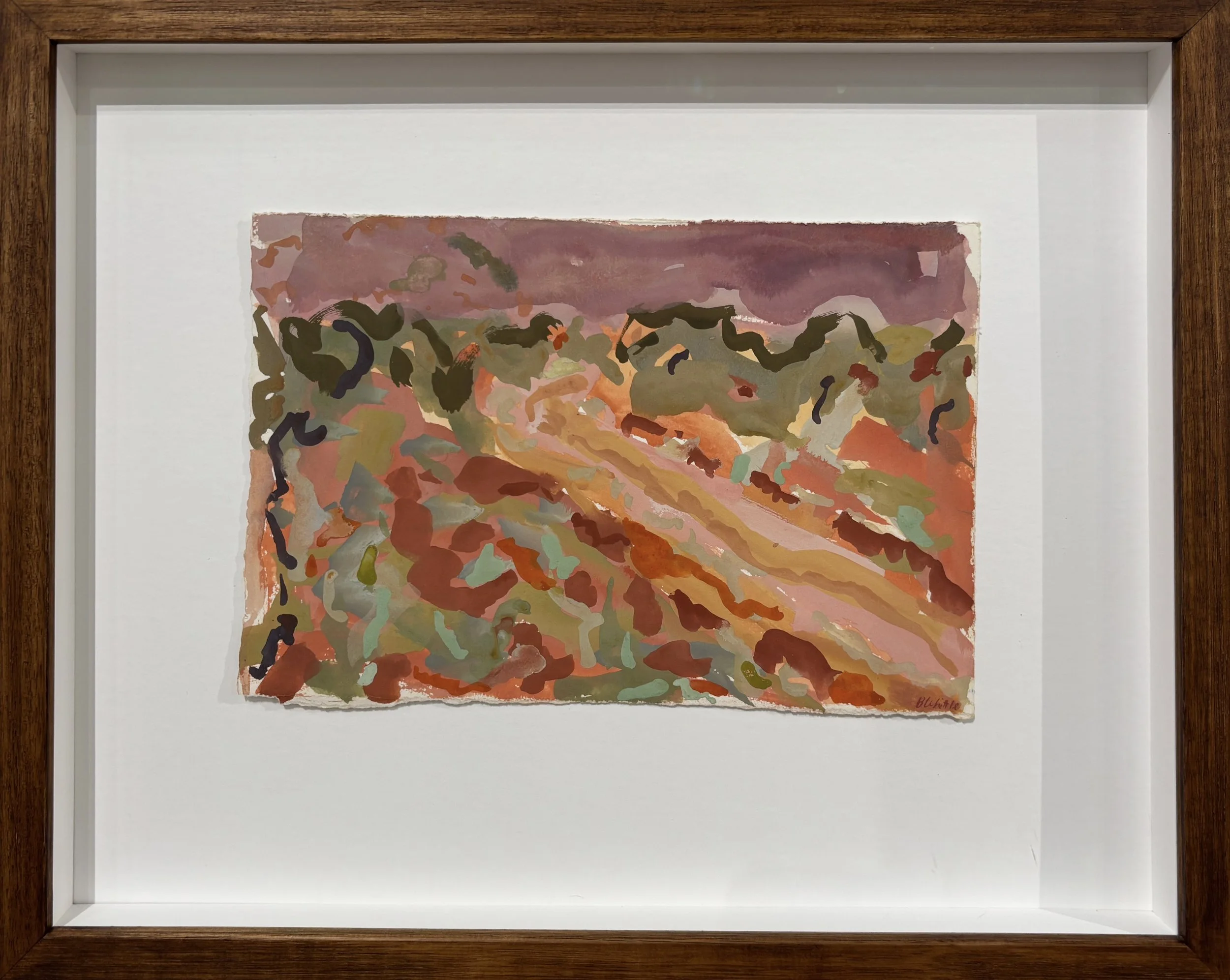 Heat (Anangu Pitjantjatjara Yankunytjatjara), 2024  
Gouache on paper, 37.5 × 46.5 cm  
$650