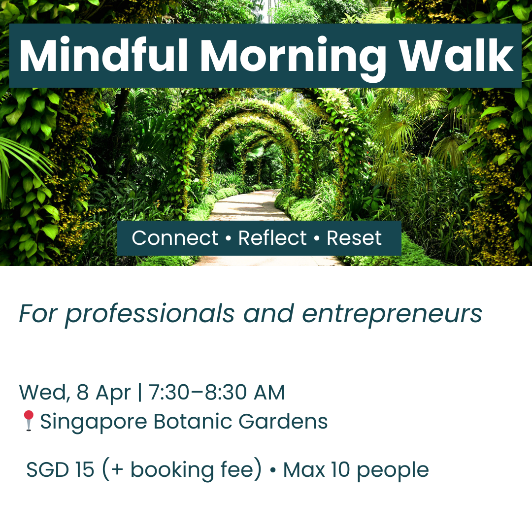 Image showing the invitation to the mindful morning walk