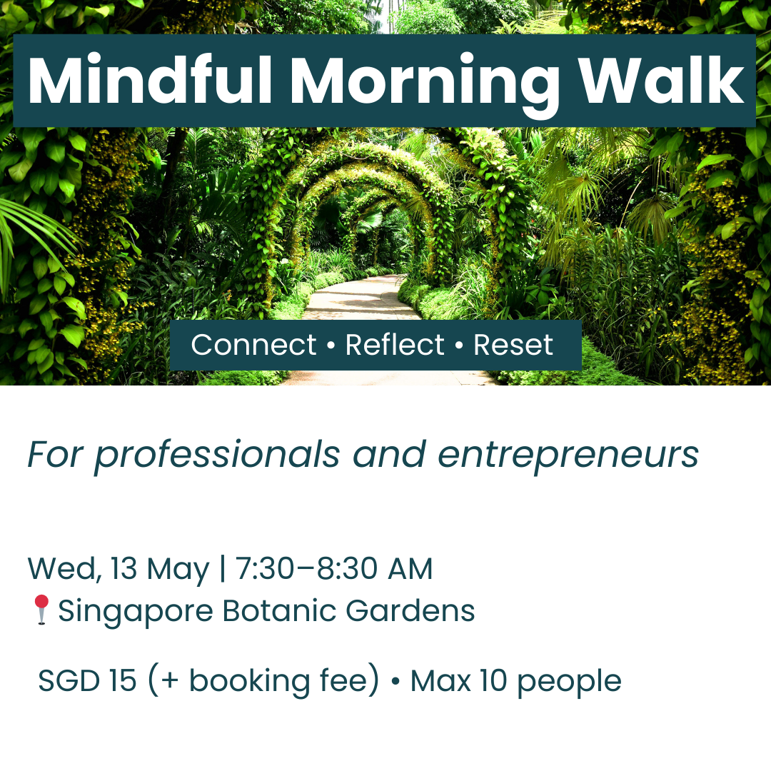 Image showing the invitation to the mindful morning walk