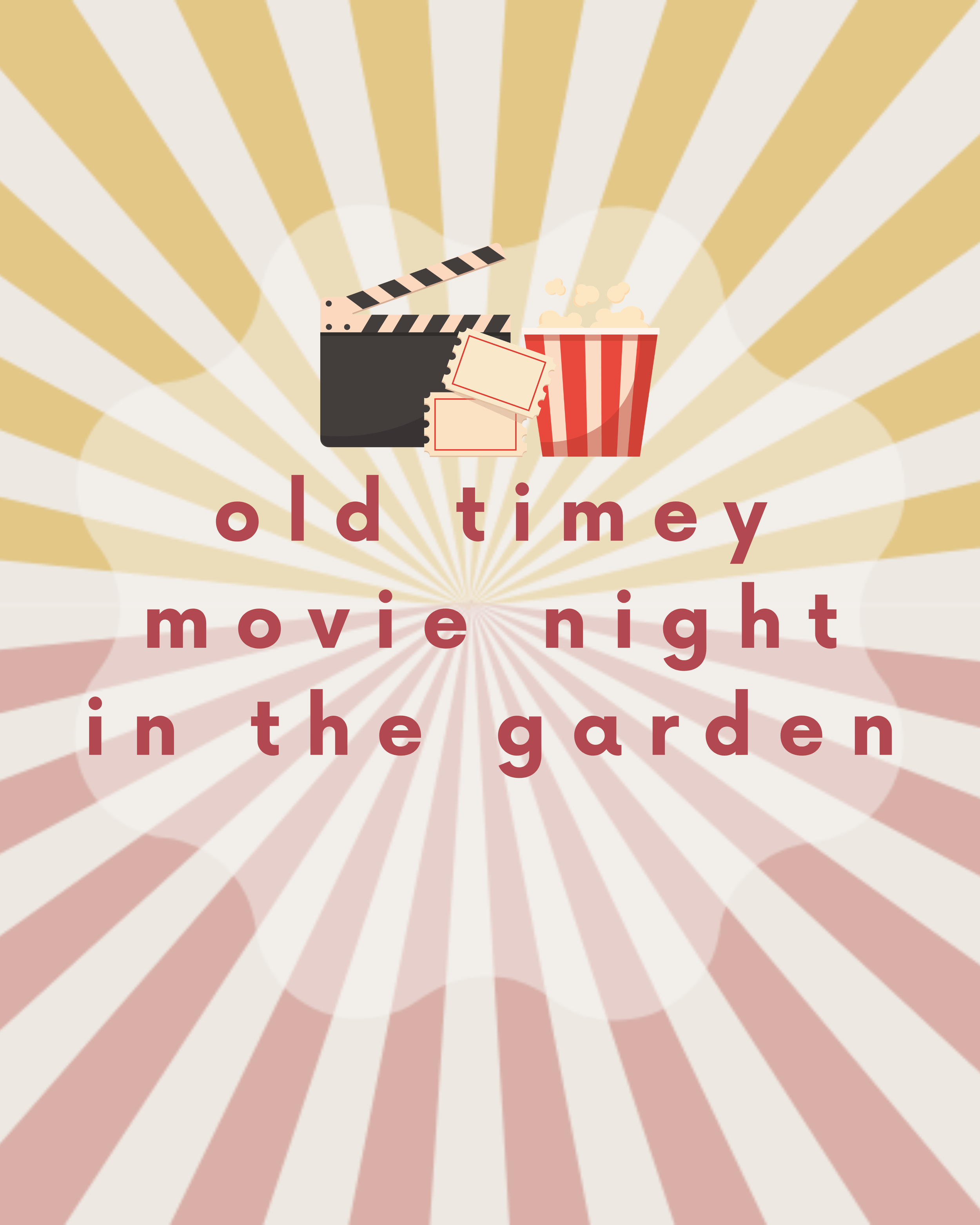 movie in the garden!