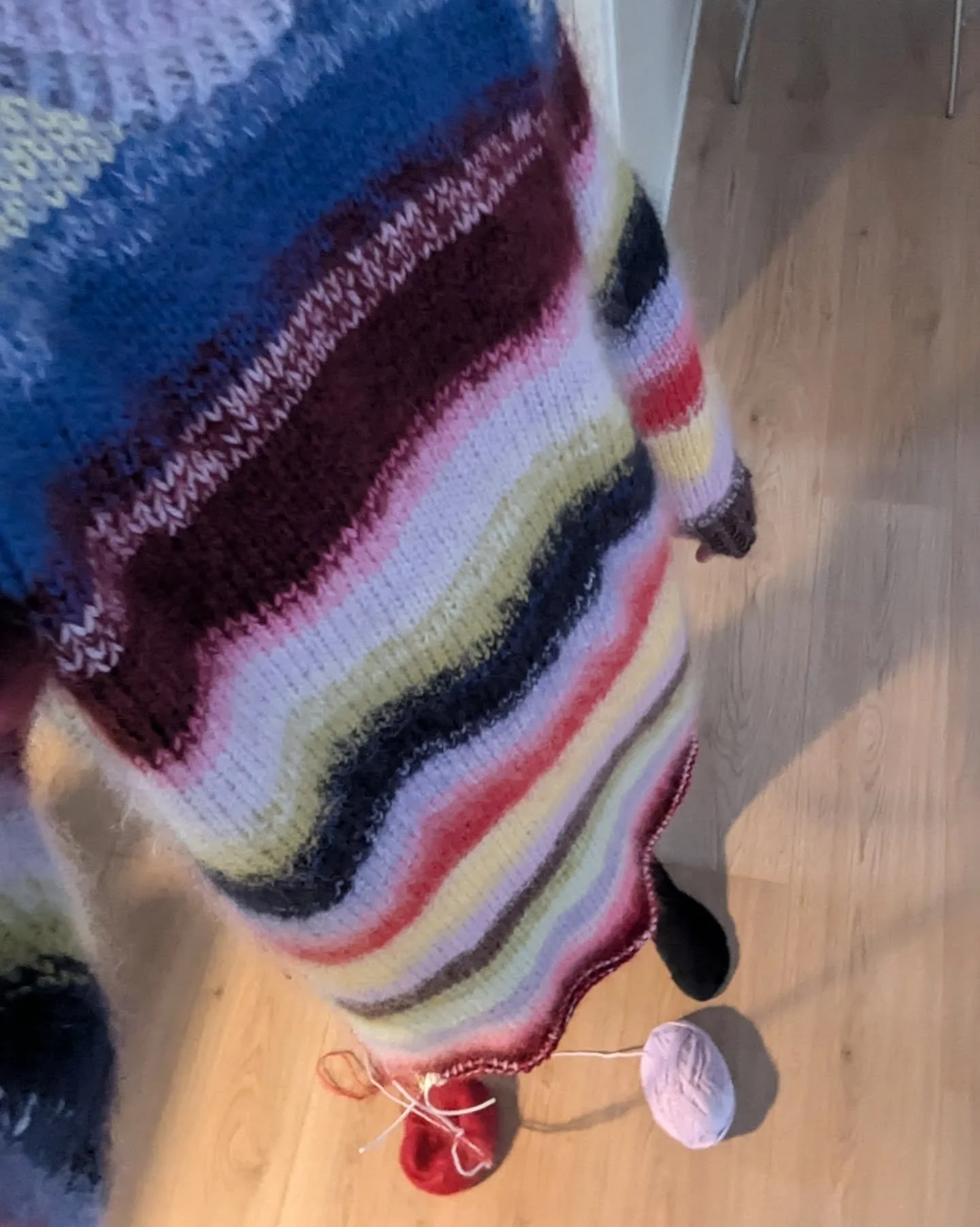 What I do when you don't see me? What do you think? 🧶❤️🧶❤️🧶❤️🧶

Swipe for bonus cat picture. 

#notorious_knitter #knitting #knitter #knittedstreetwear #knittingiscool #knityourstyle #contemporaryknitwear #knitwear #knitweardesign #knitweardesign