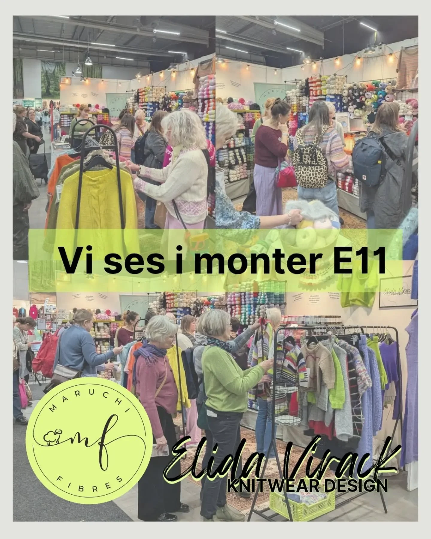 We had a lovely Friday yesterday and we are ready for more fun today! See you in monter E11! 

#notorious_knitter
#maruchifibres 
#syochhantverksfestivalen 
#knitweardesign 
#knittingiscool