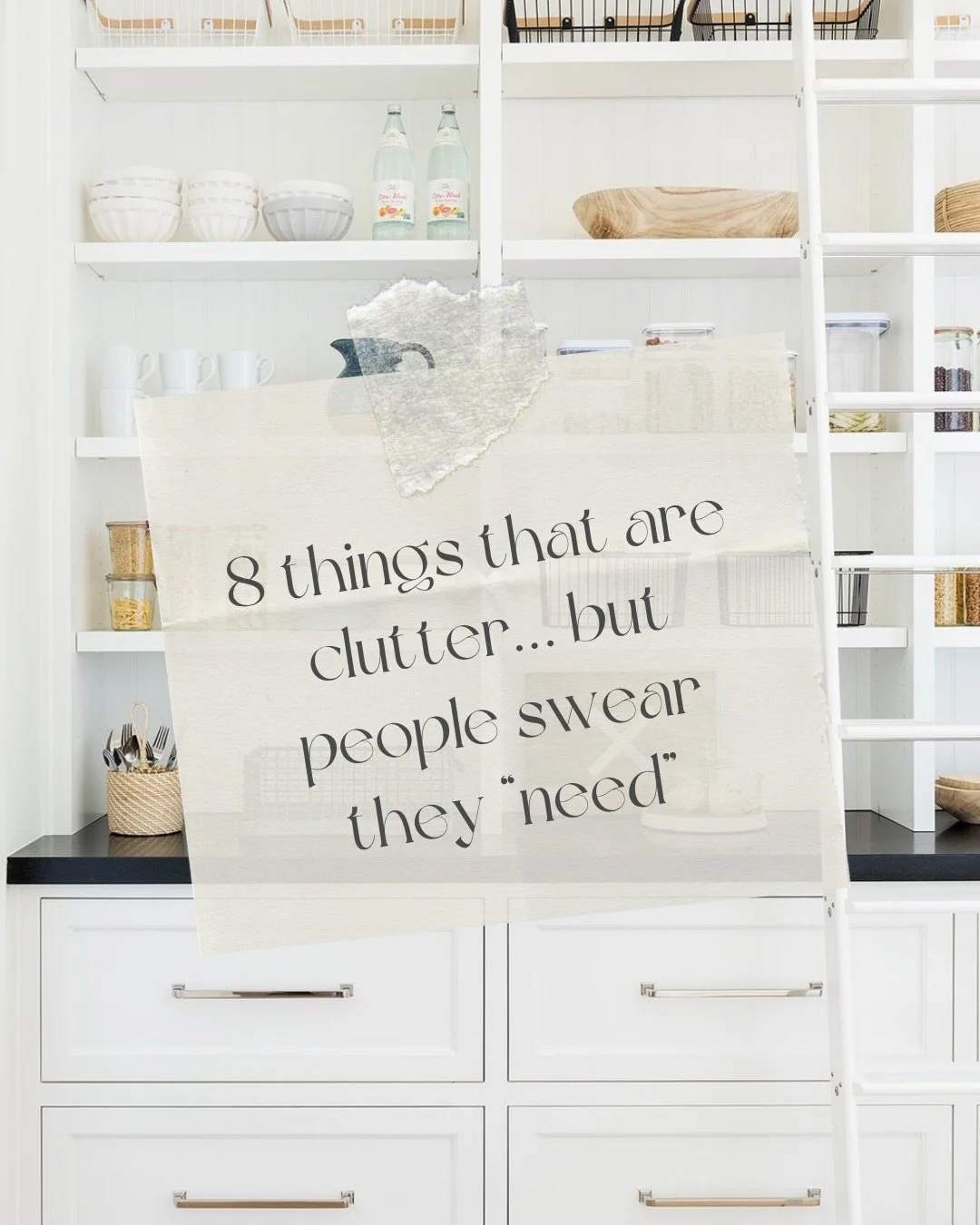 Clutter isn&rsquo;t always mess 🤍
It&rsquo;s the little everyday things that slowly take over your space

Start small, one counter, one drawer, one corner
That&rsquo;s how your home starts to feel lighter ✨

#EliteSpaces #HomeOrganization #Declutter