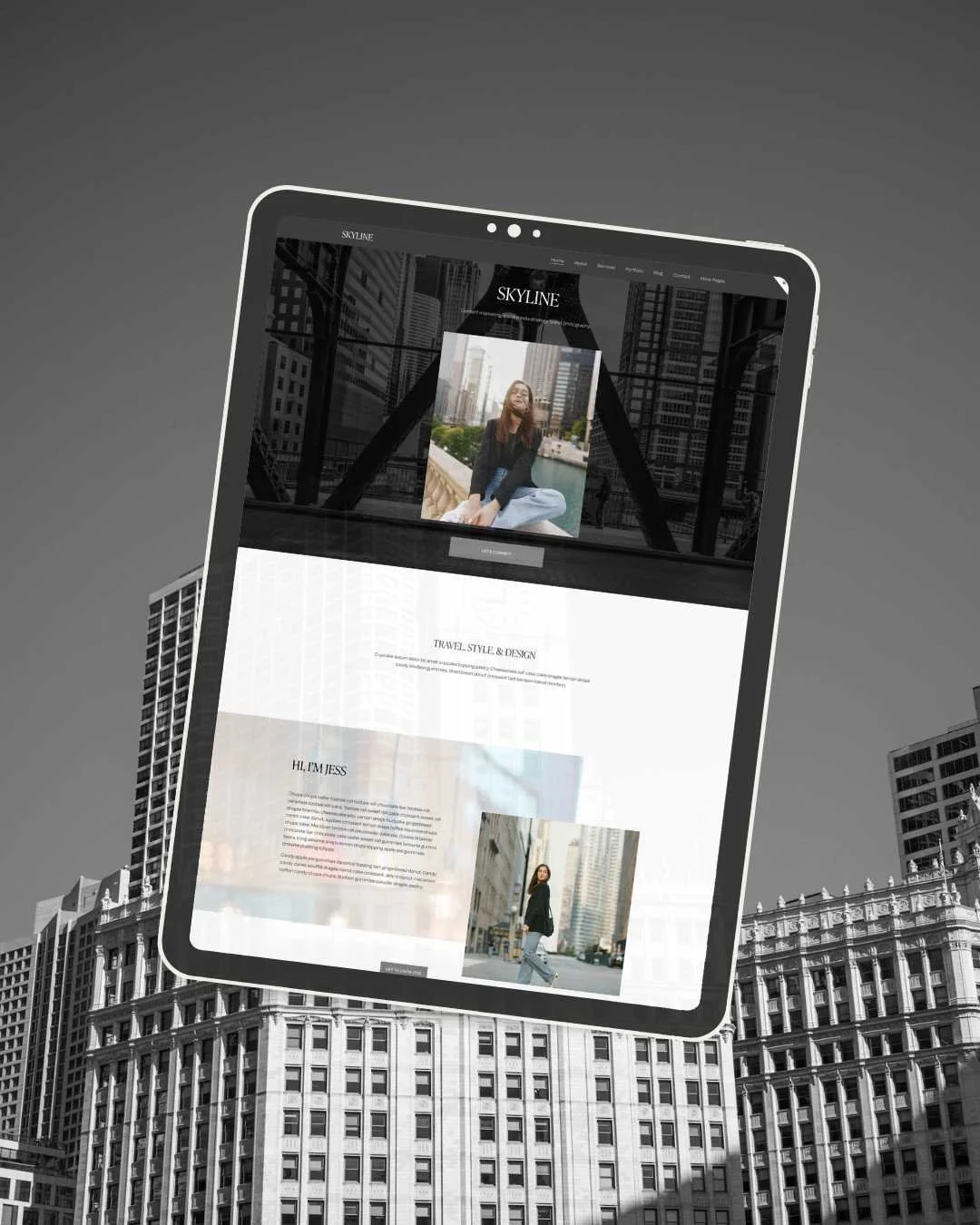 Skyline Squarespace Website Template