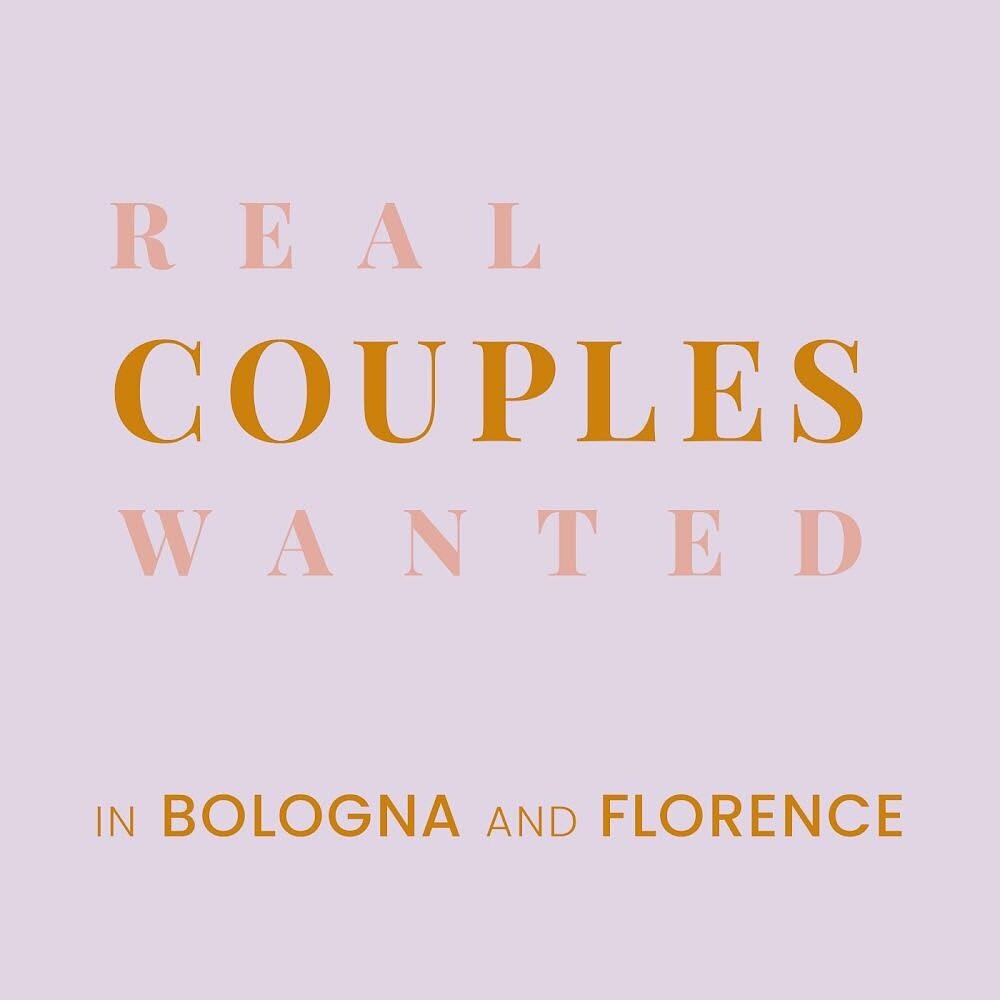 REAL COUPLES WANTED! 💥🇮🇹🤌

📍Where: Bologna &amp; Florence 🏛️
🗓️When: 13th May 2024.
📩 DM for Locations &amp; Timing and Pricing 

#couple #couplewanted #couplesession #coupleshoot #couplegoals #engagement #engagementphotos #engagementshoot #e