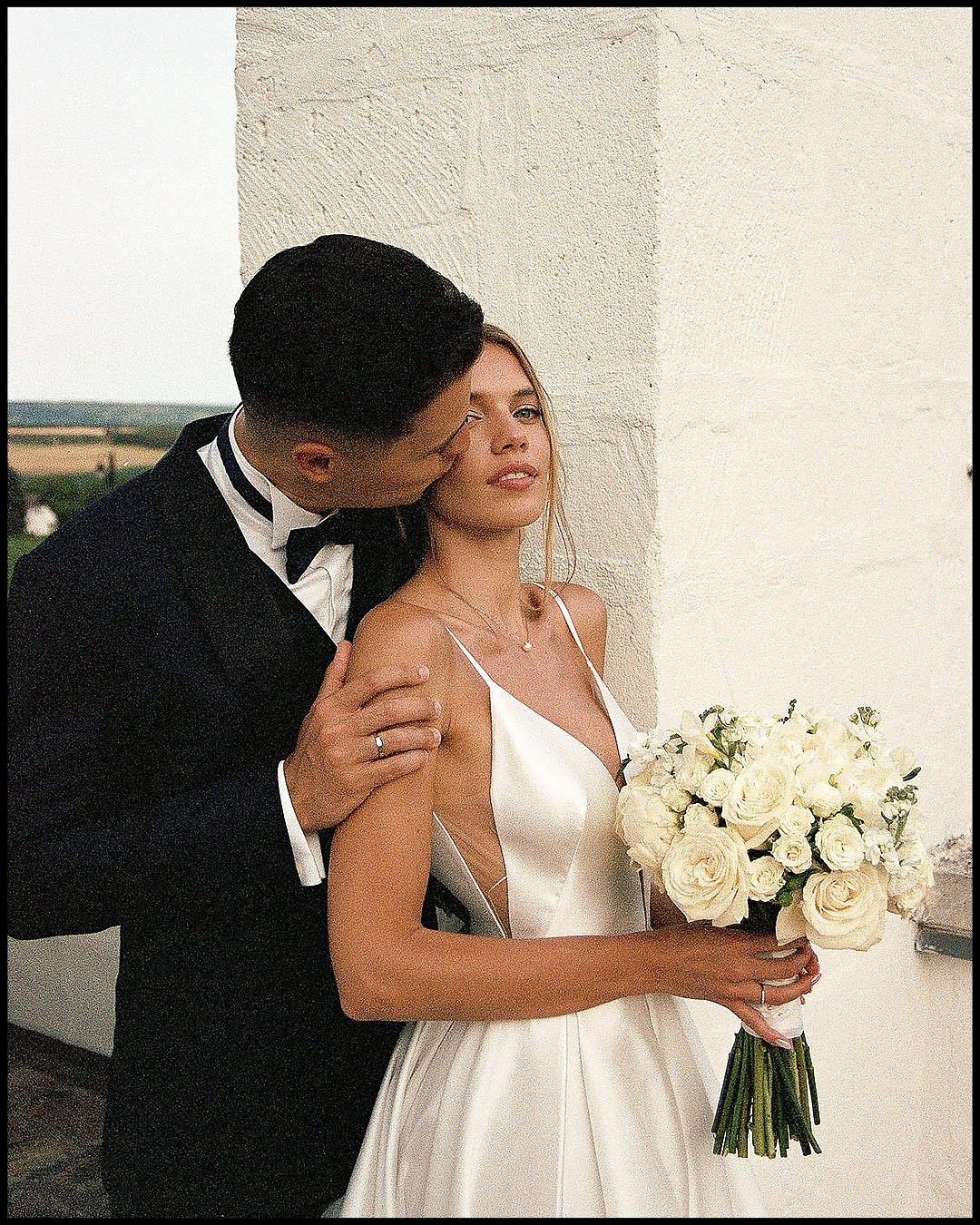Love captured in grain and light.  Film 🎞️ slows everything down and reminds us how magic feels. A little blur, a little grain, and a whole lot of heart. 
#analog #analogphotography #filmweddingphotographer  #analogweddingphotographer #italyweddingp