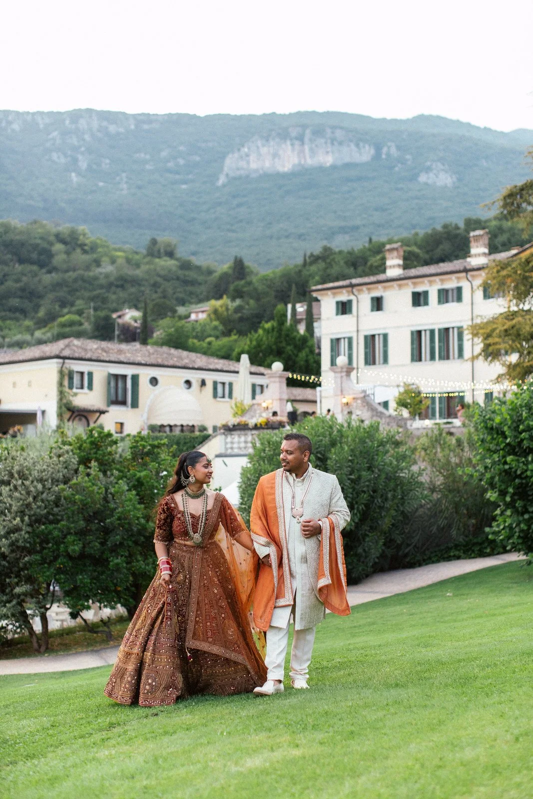 Elegant Traditional Indian Wedding at laKE GARDA